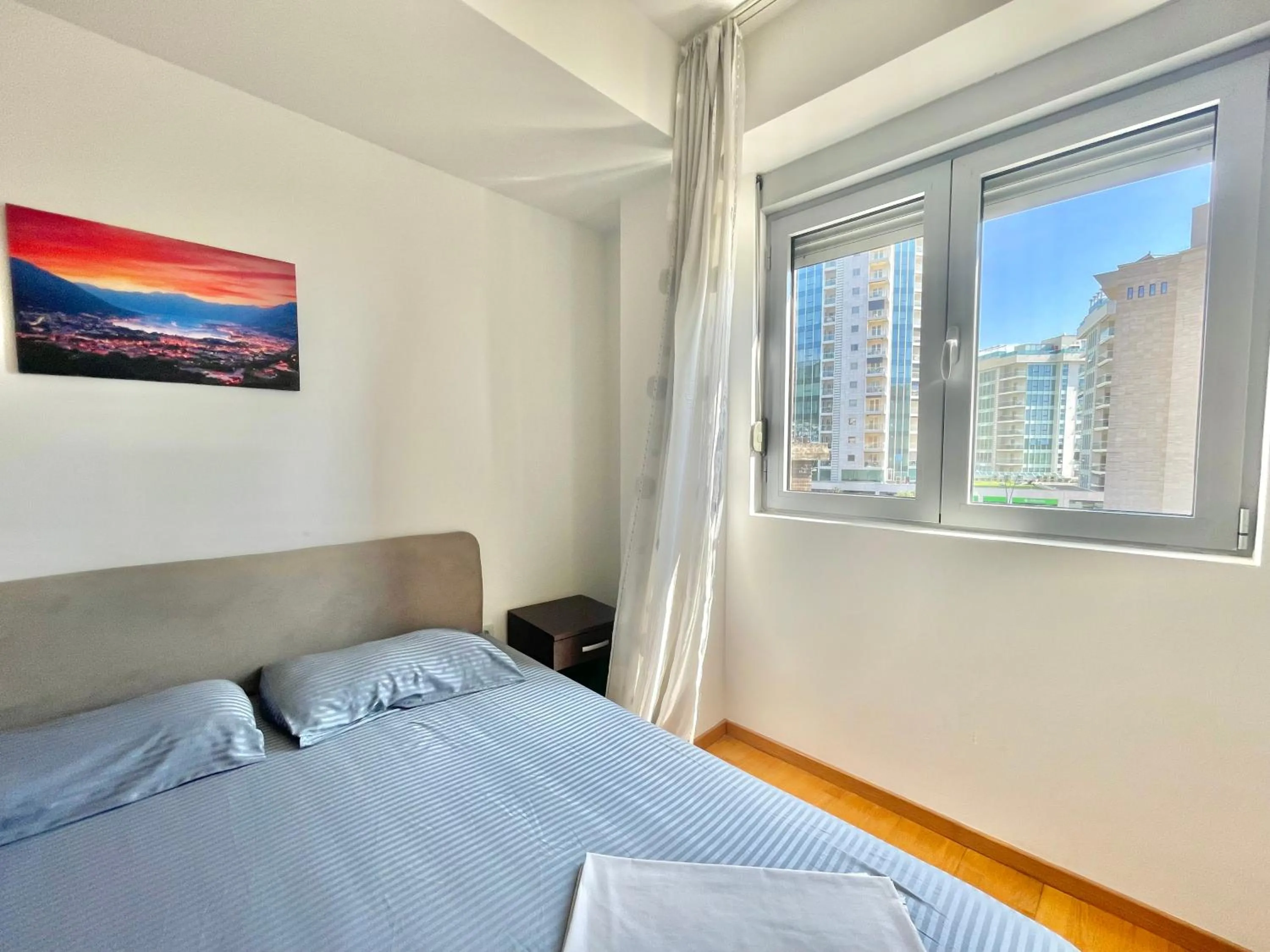 Bed in Comfort Apartments Aleksic
