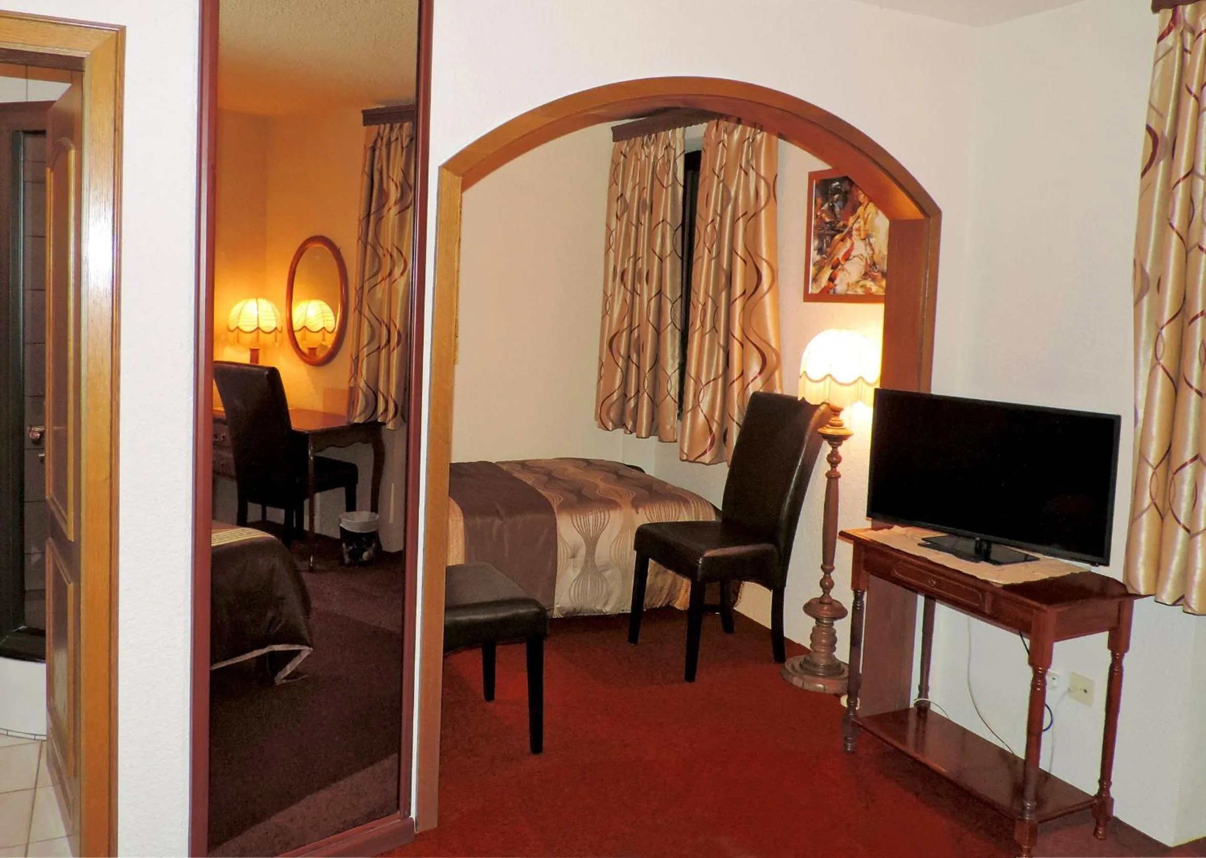 Bedroom in Hotel Restaurant Cristal