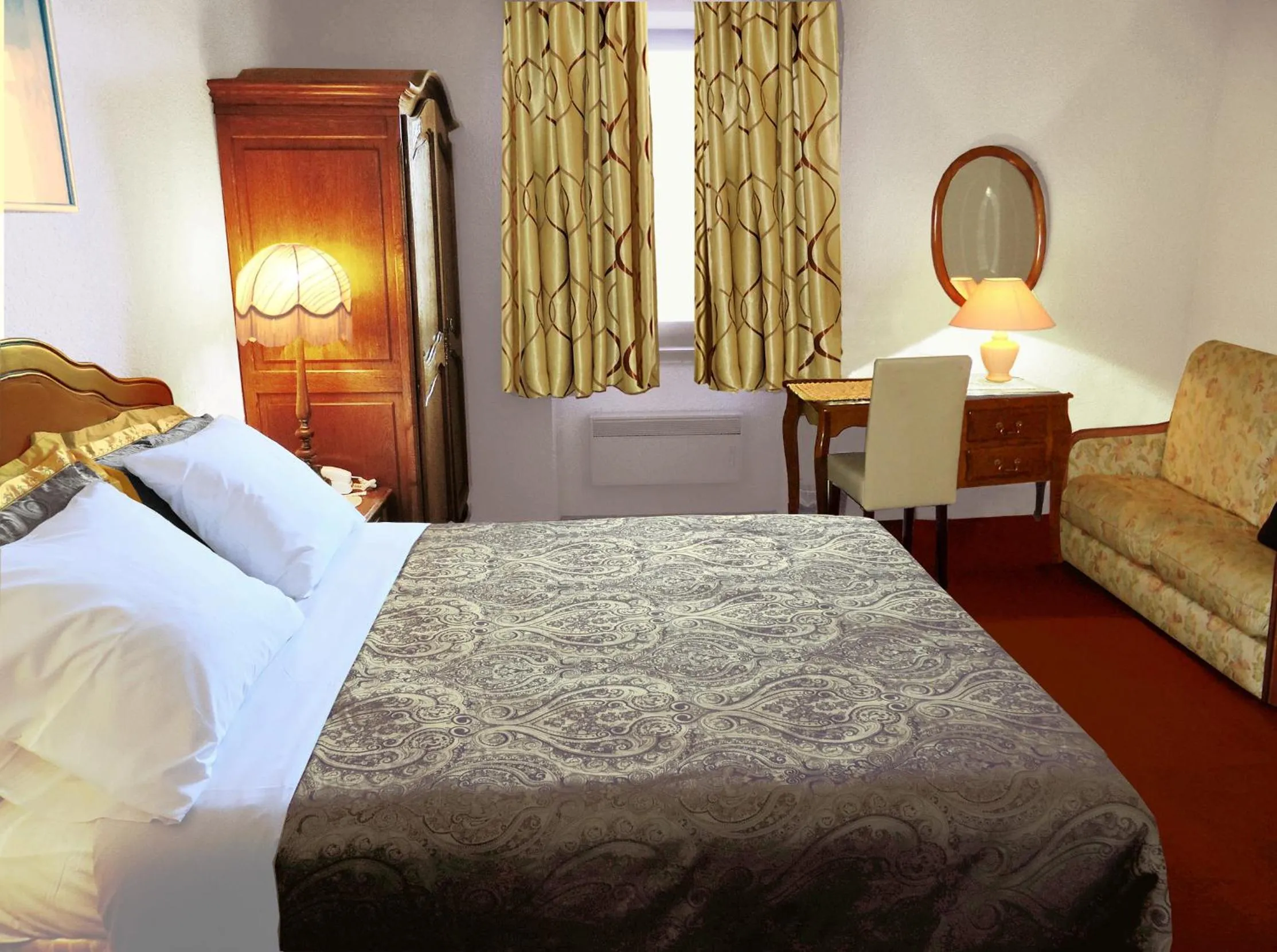 Bedroom in Hotel Restaurant Cristal