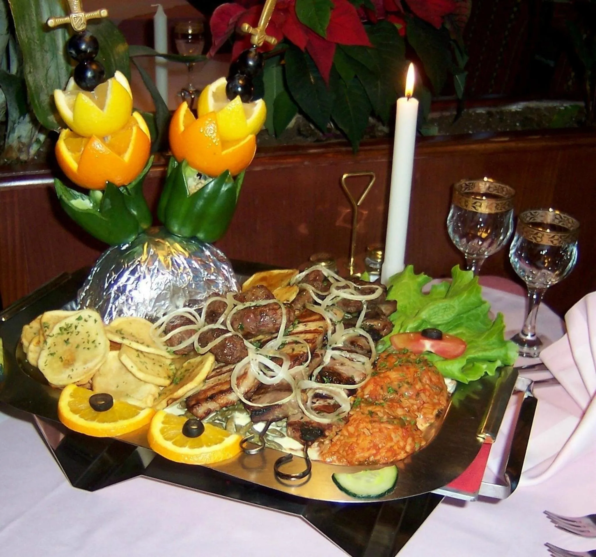 Dinner in Hotel Restaurant Cristal