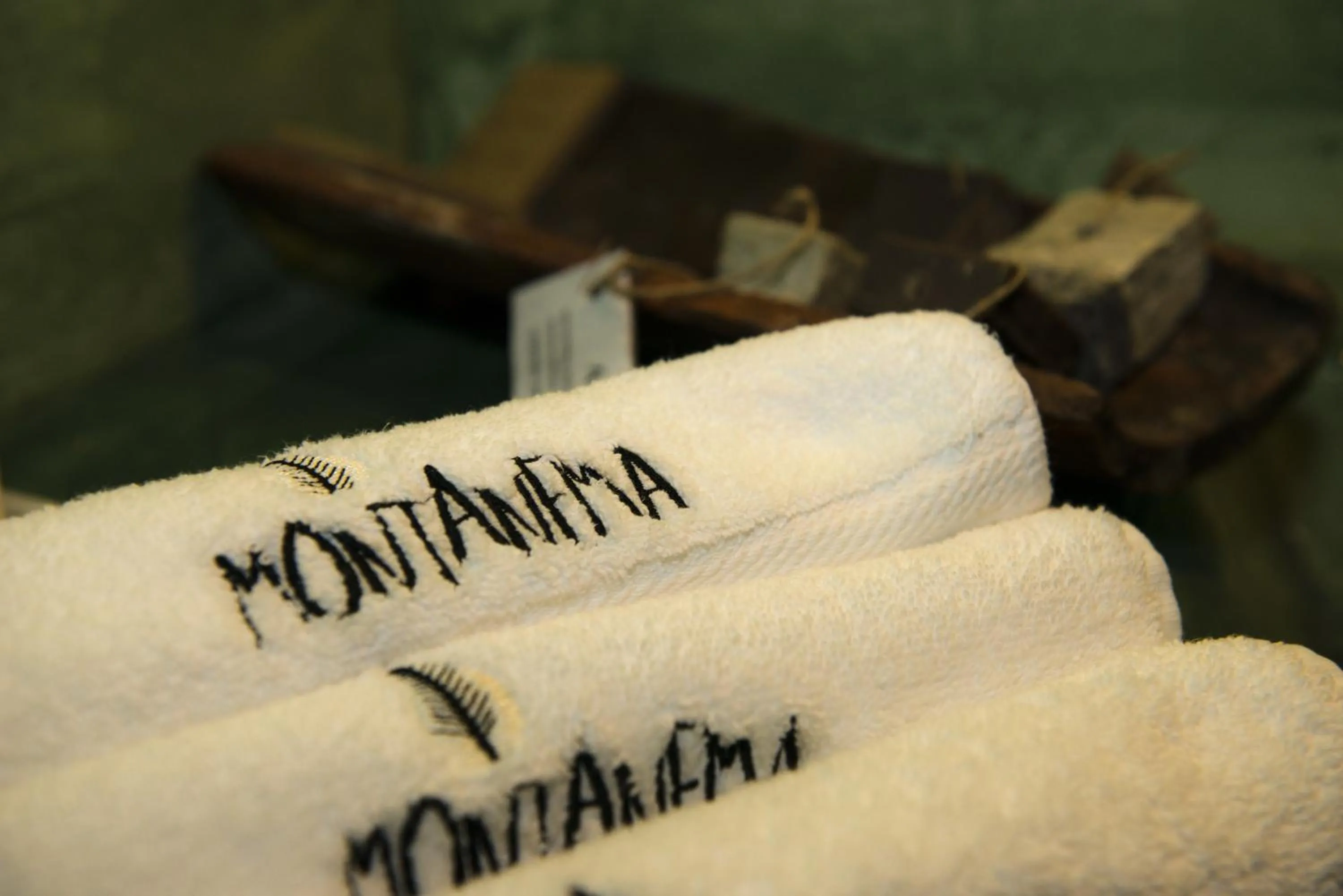 Property logo or sign in Montanema Handmade Village