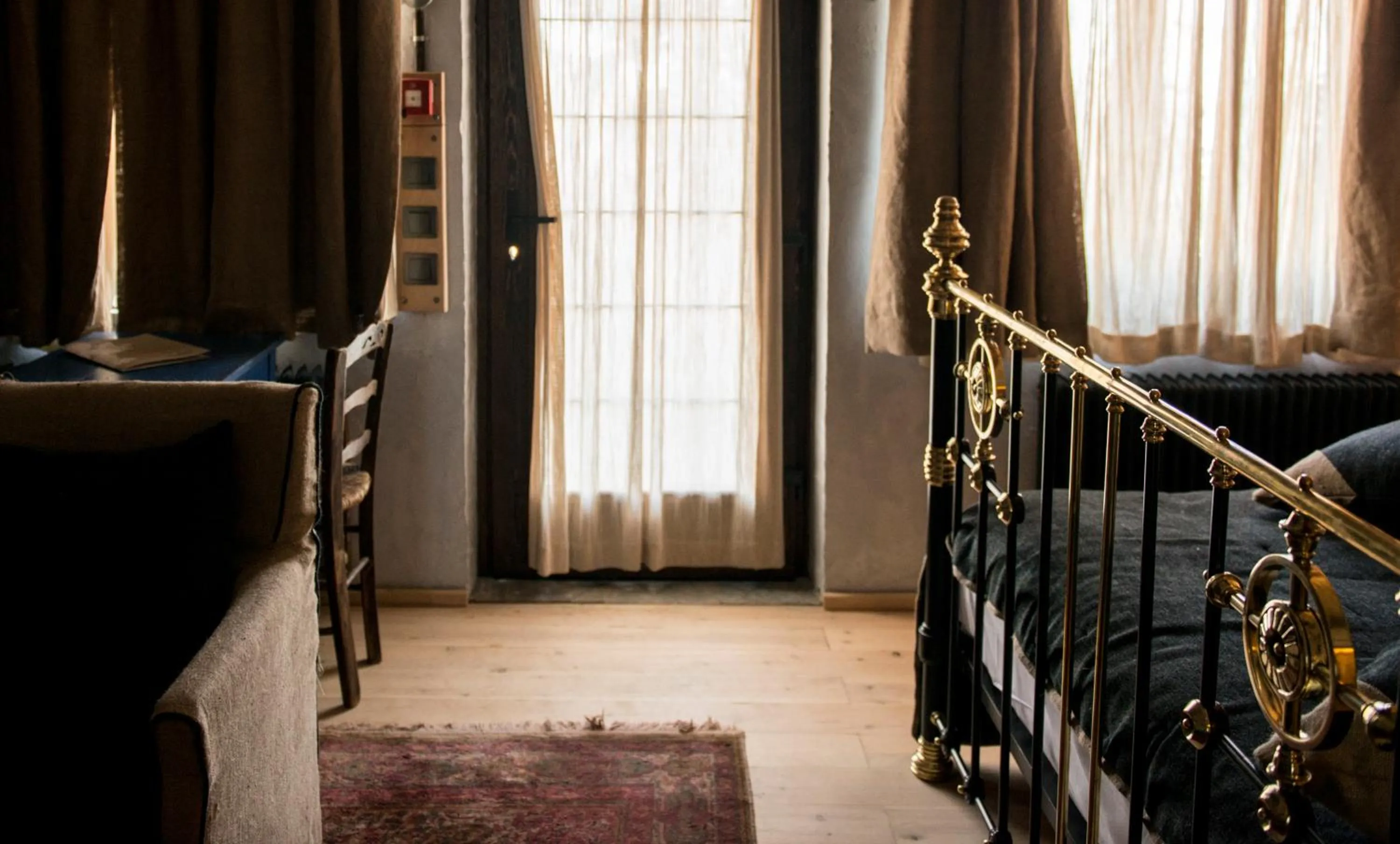 Decorative detail, Bed in Montanema Handmade Village