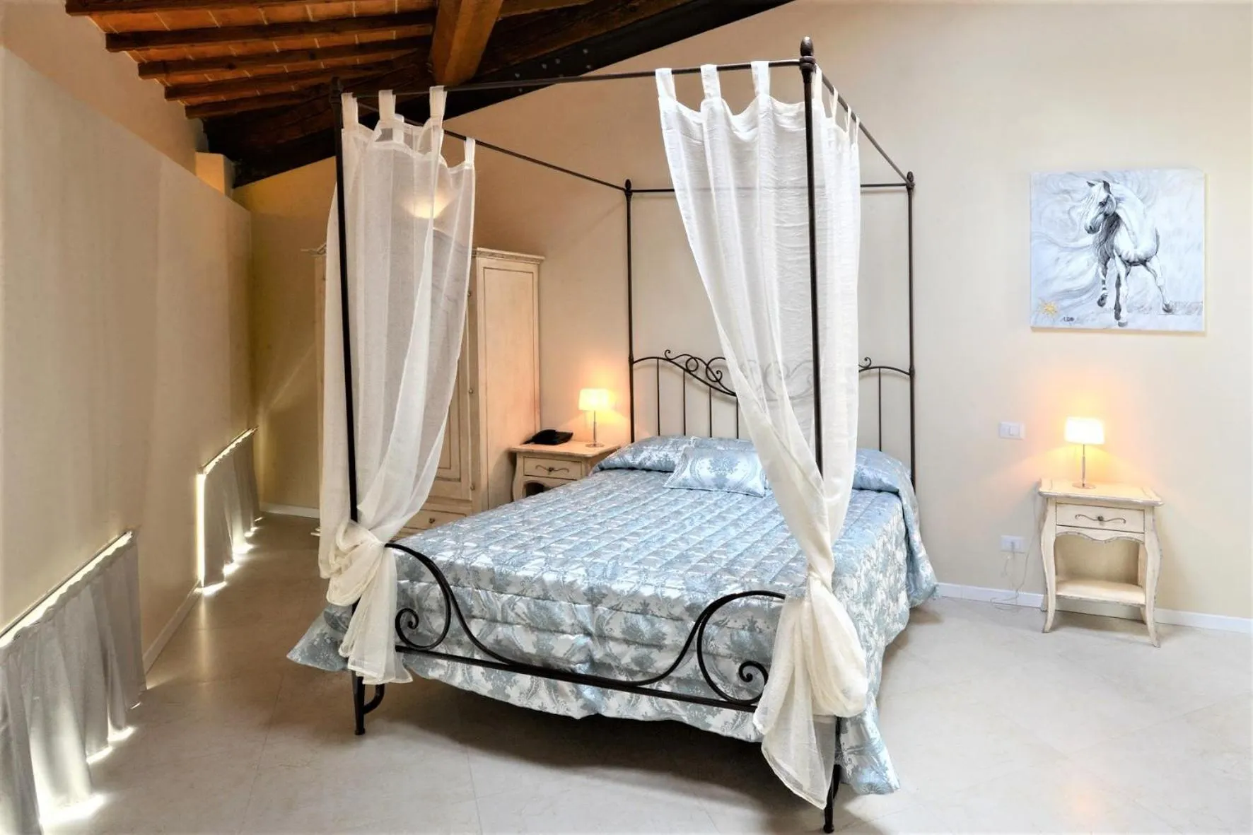 Bed in Villa del Sole Siena