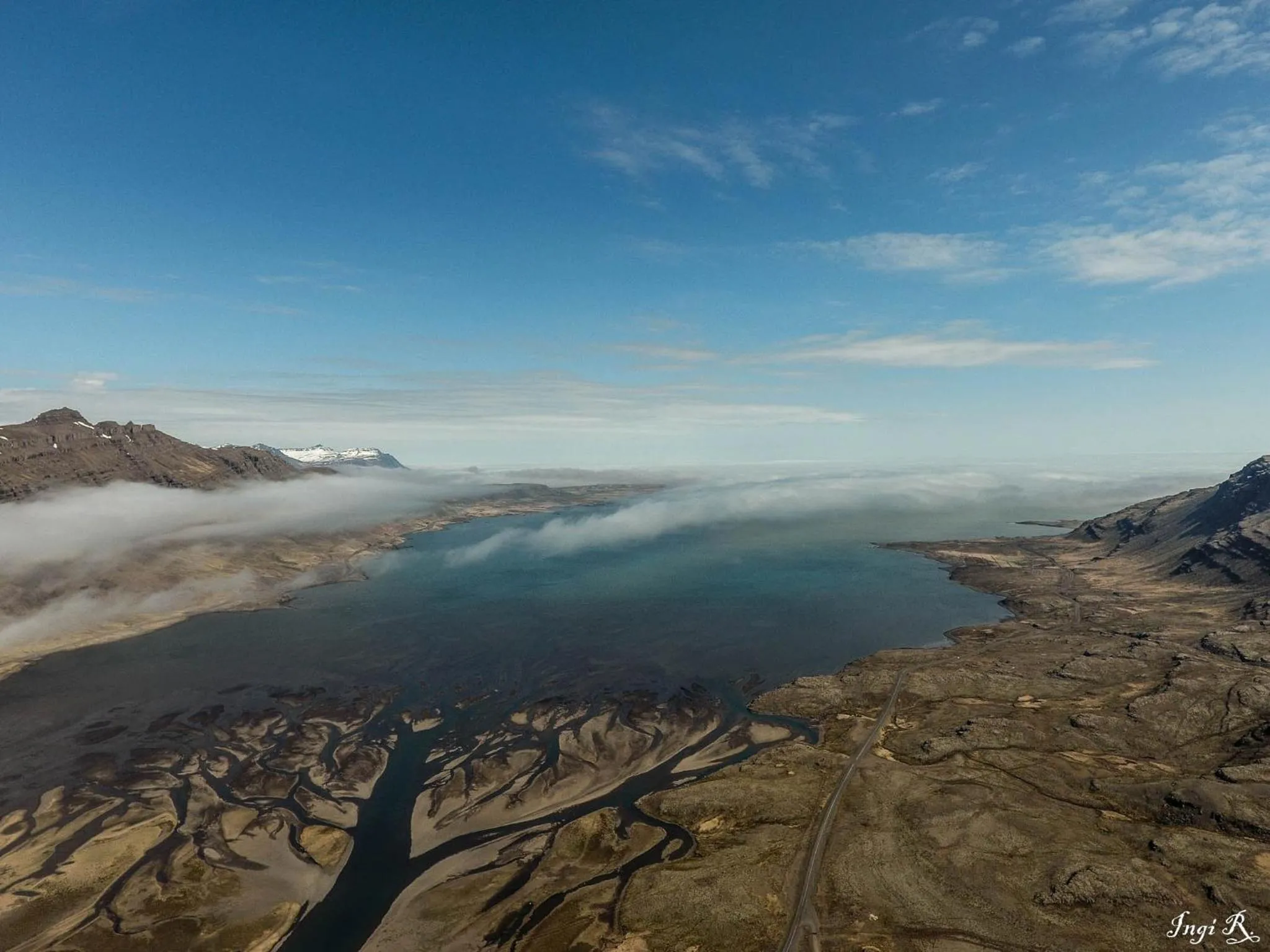Bird's eye view in Bragdavellir Cottages