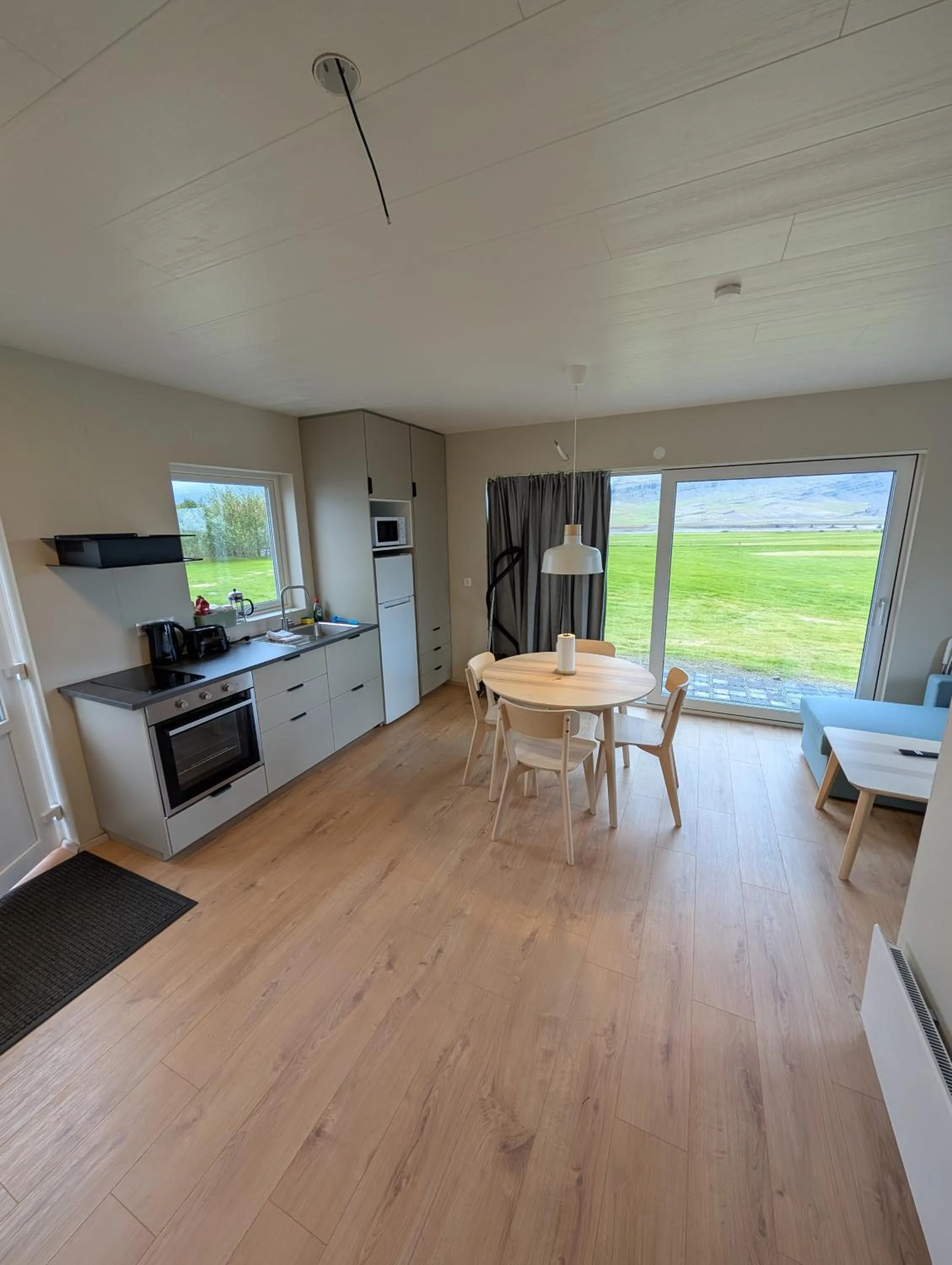 Kitchen or kitchenette in Bragdavellir Cottages