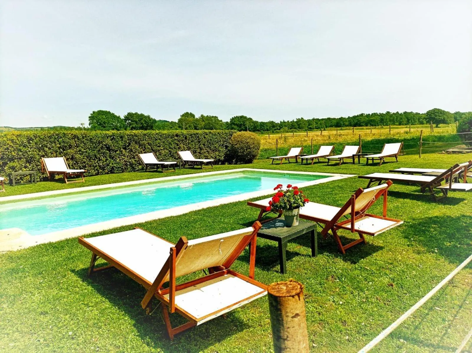 Swimming pool in B&B Borgo Vera
