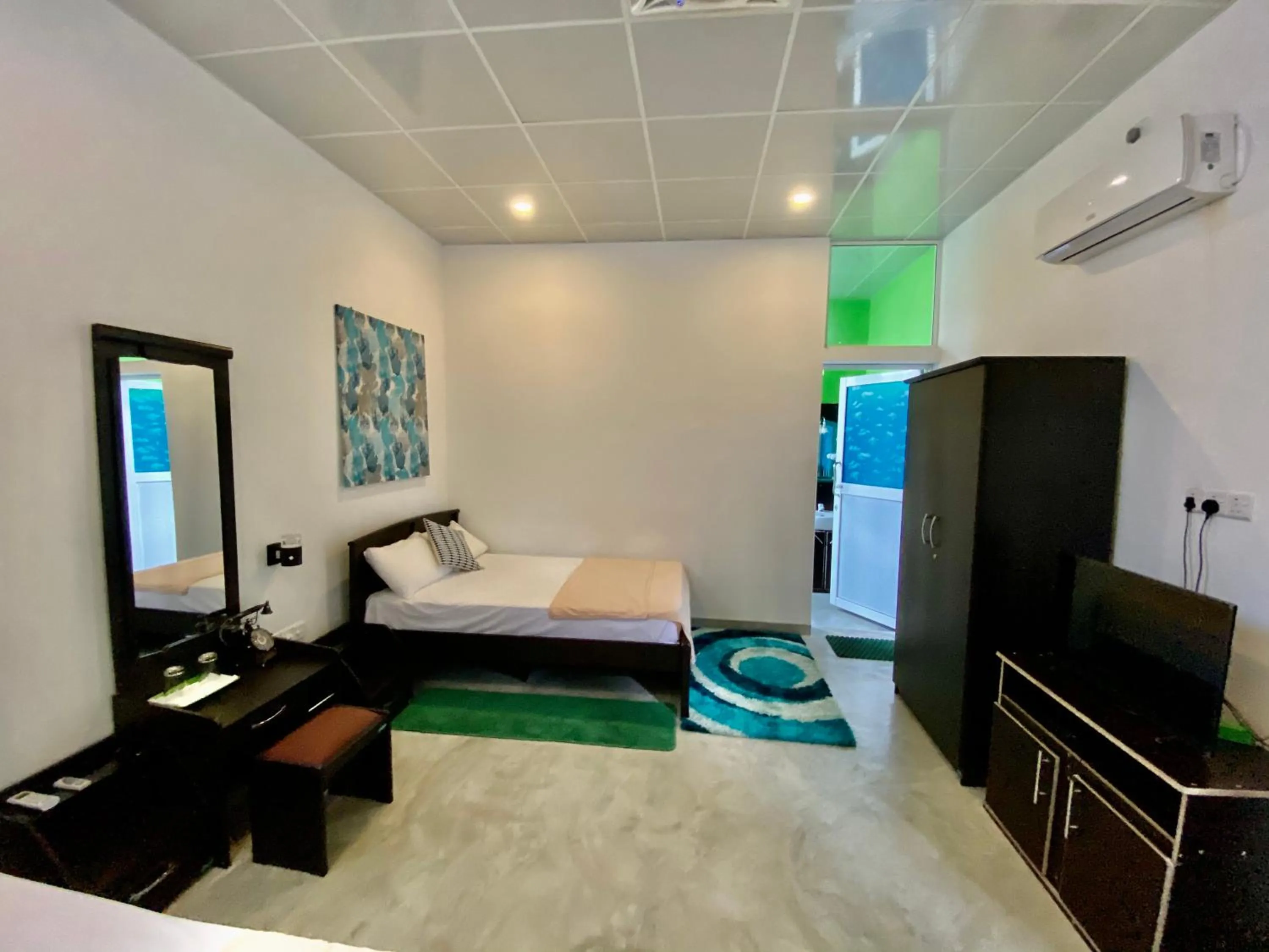 Bed in Green Villa