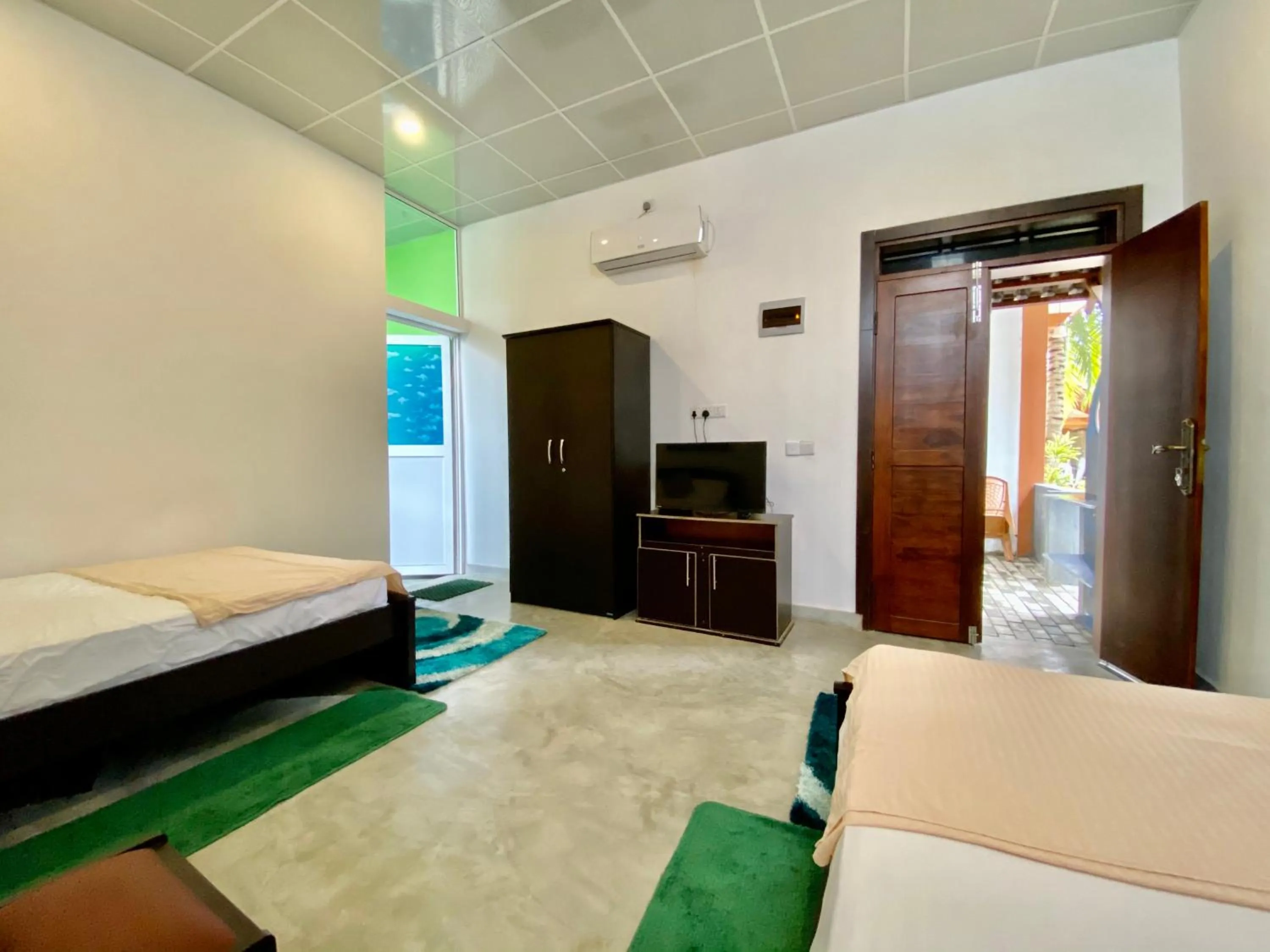 Bed in Green Villa