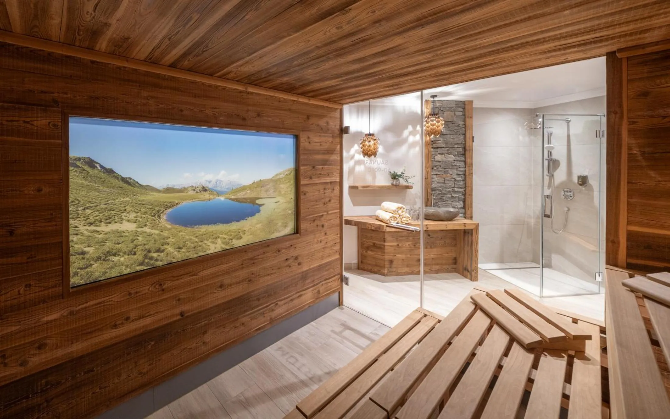 Sauna in Landhotel Untermüllnergut