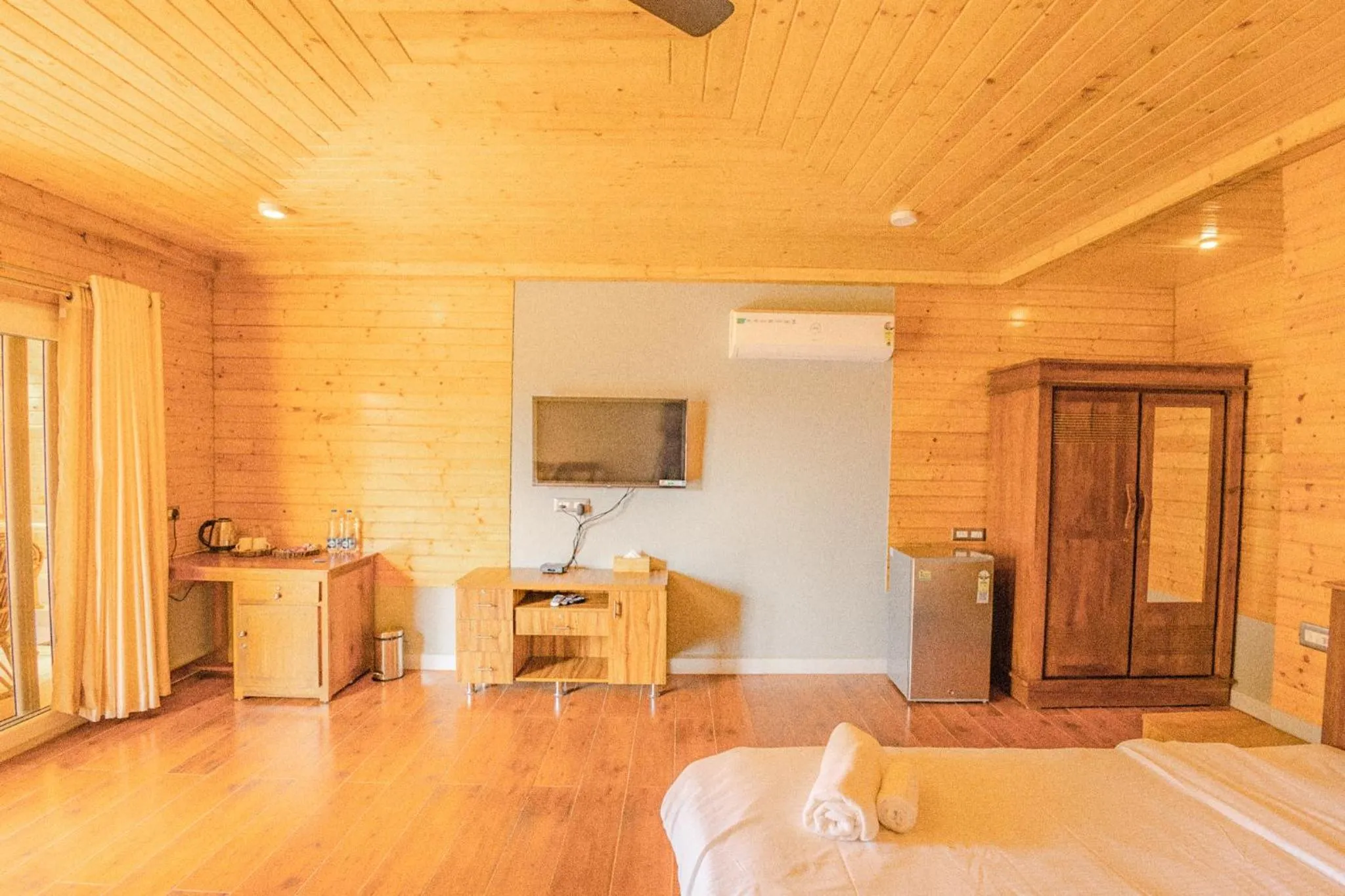 Bed in The O2H Agonda Beach Resort