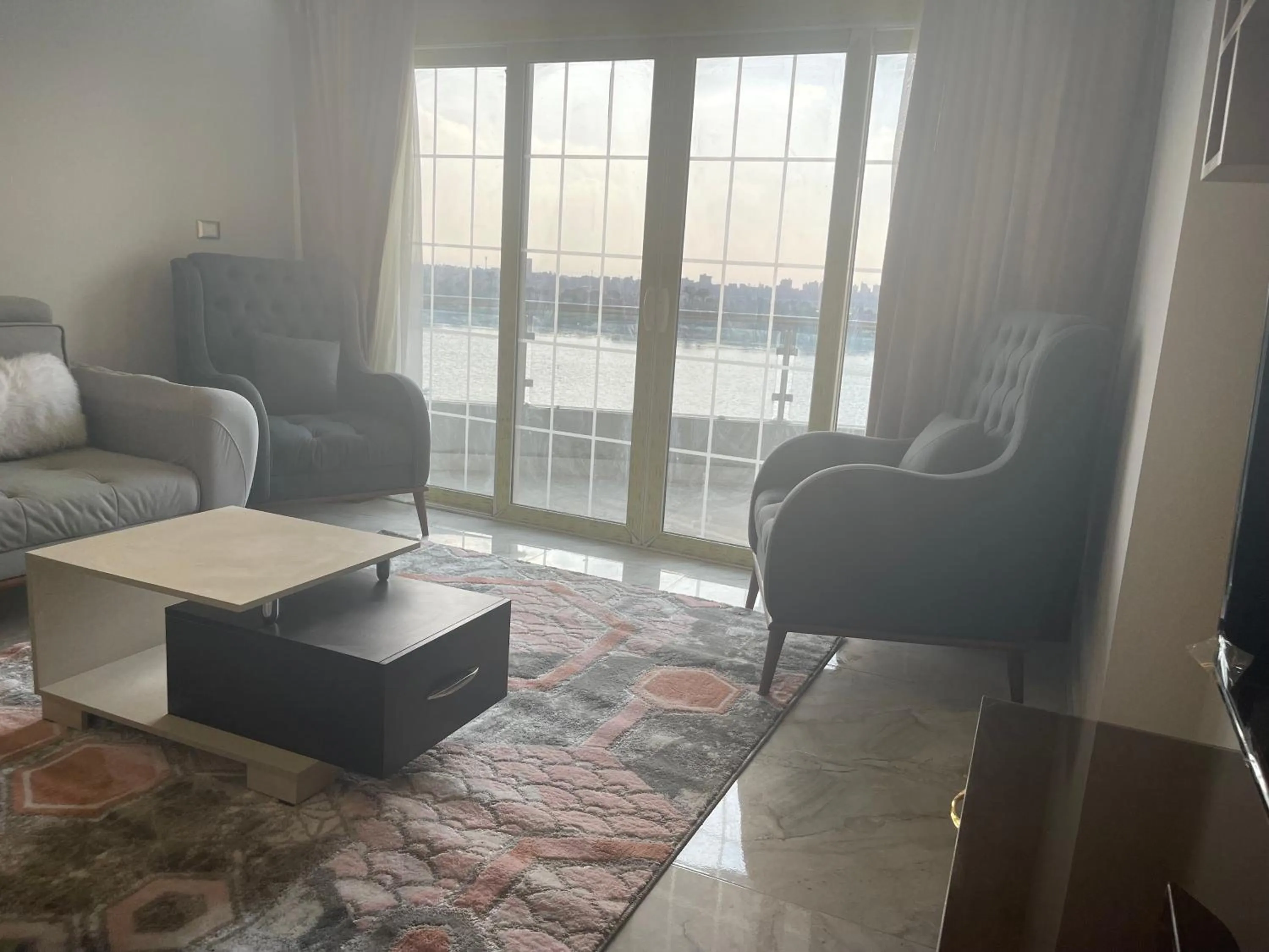 Nile view apartment in cairo