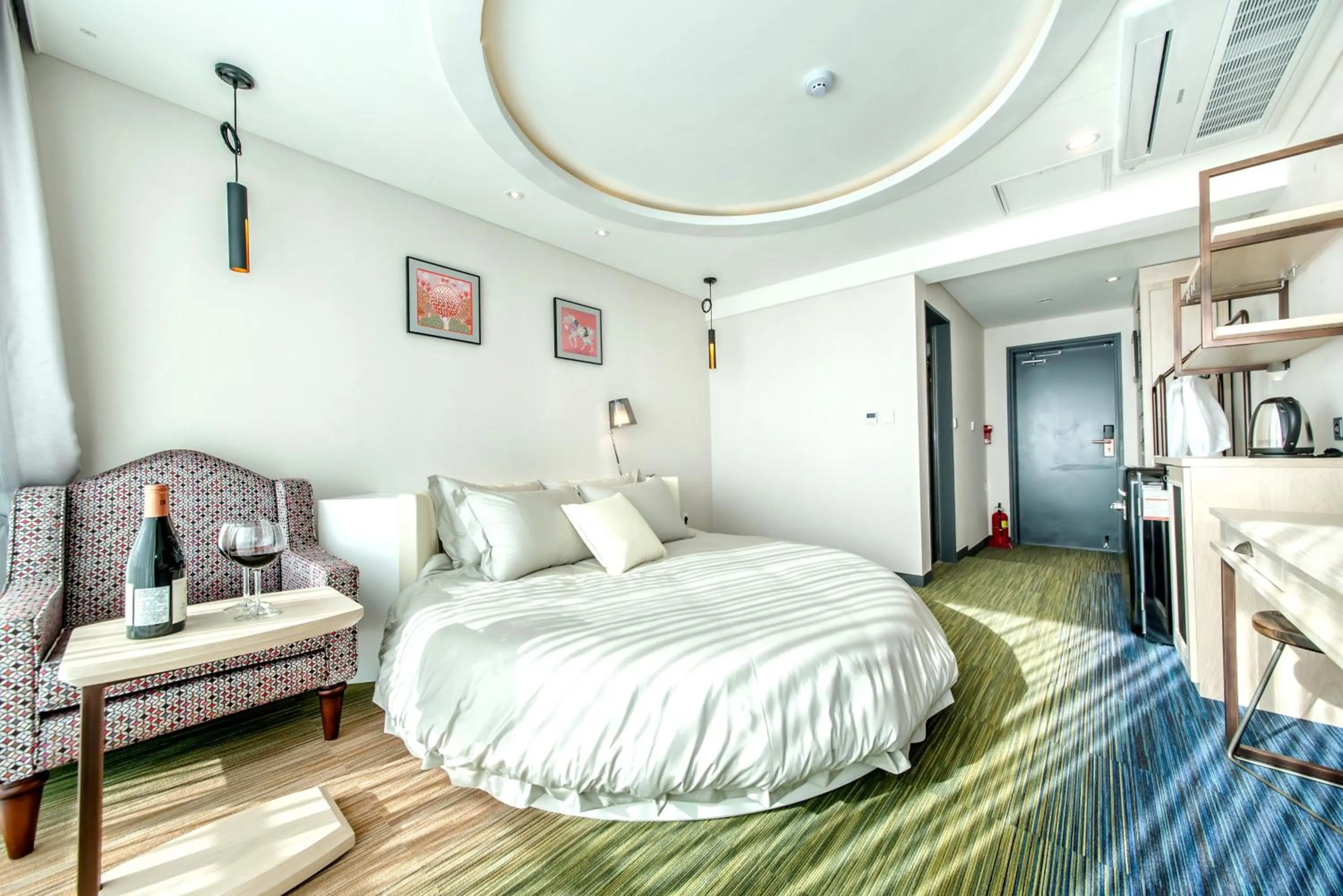 Bed in Marevo Beach Hotel