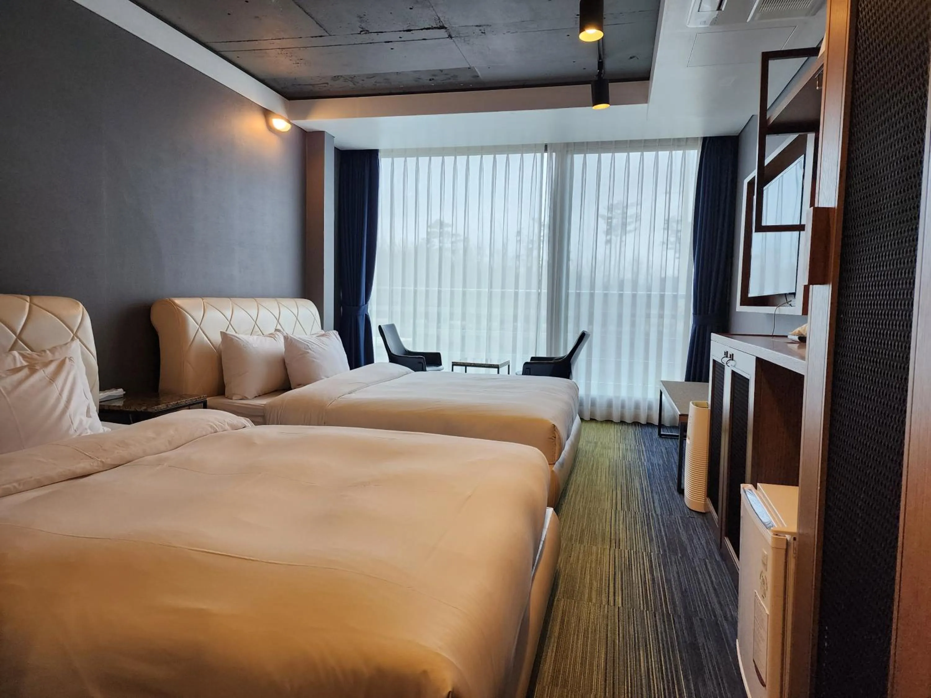 Bed in Marevo Beach Hotel