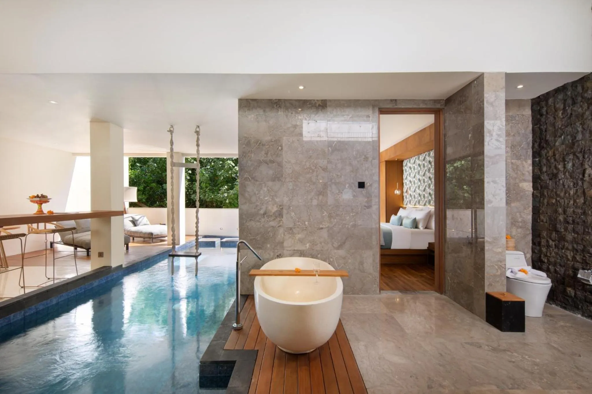 Bathroom in Ayona Villa Canggu by Ini Vie Hospitality