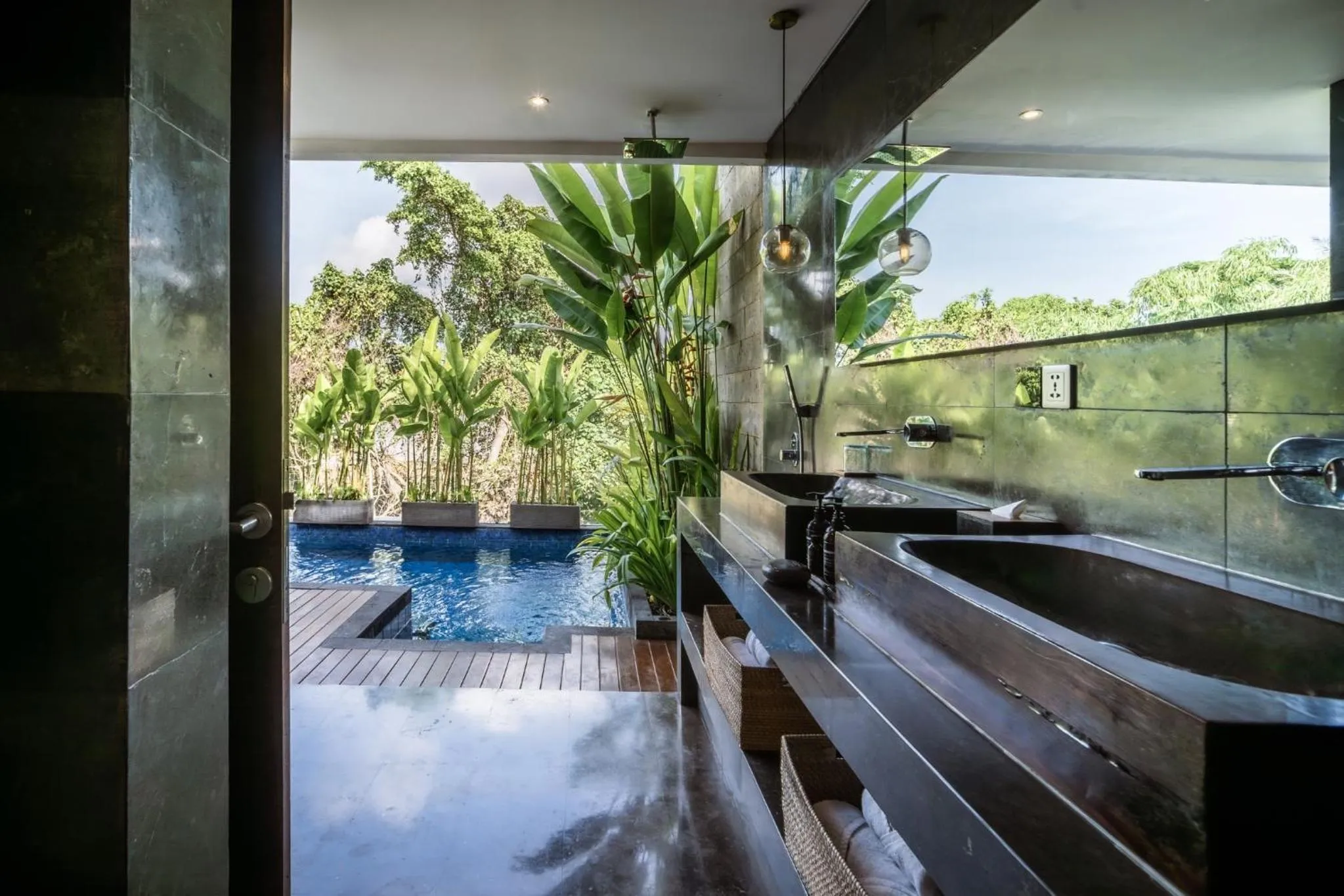 Pool view in Ayona Villa Canggu by Ini Vie Hospitality
