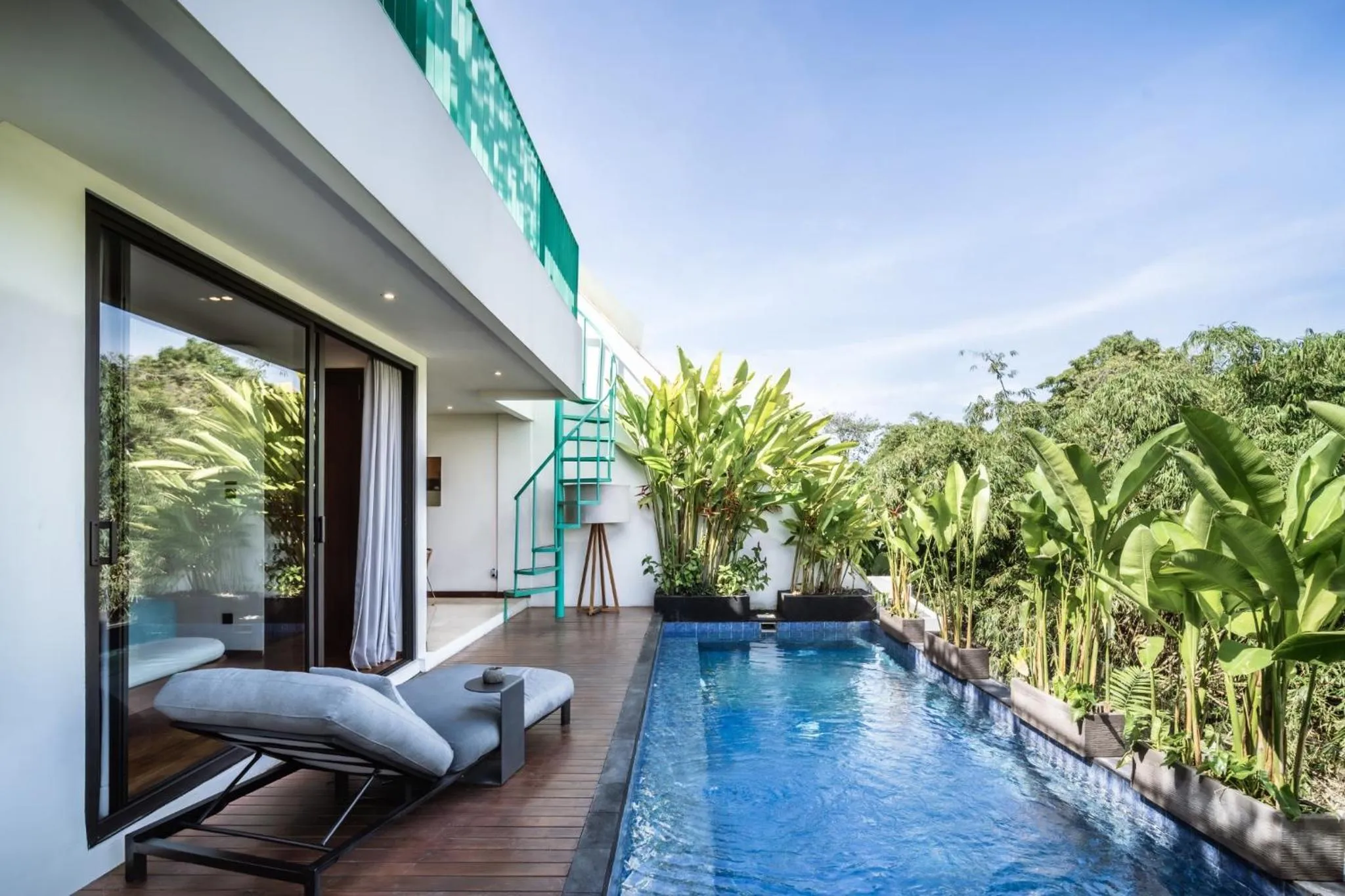 Pool view in Ayona Villa Canggu by Ini Vie Hospitality