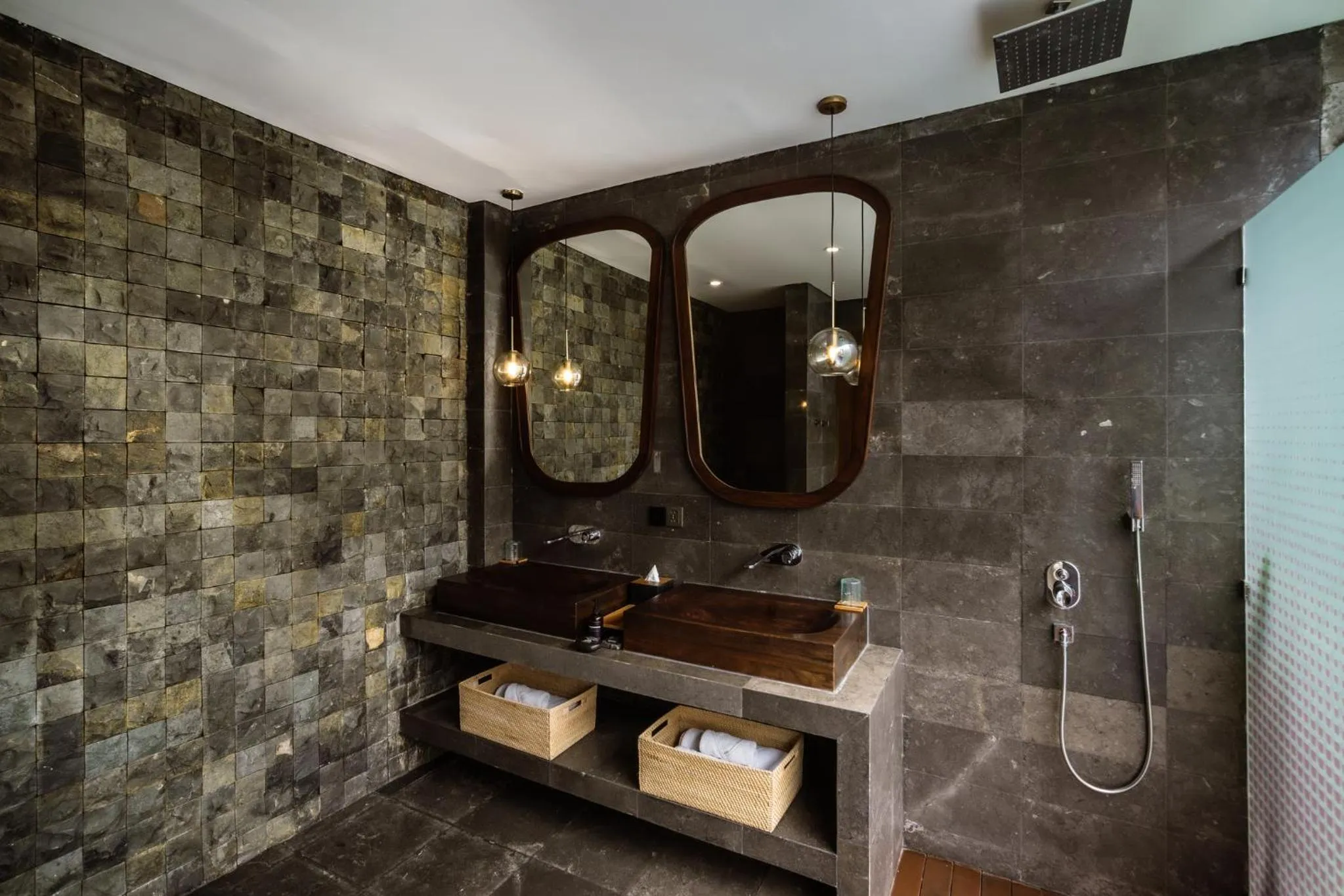 Bathroom in Ayona Villa Canggu by Ini Vie Hospitality