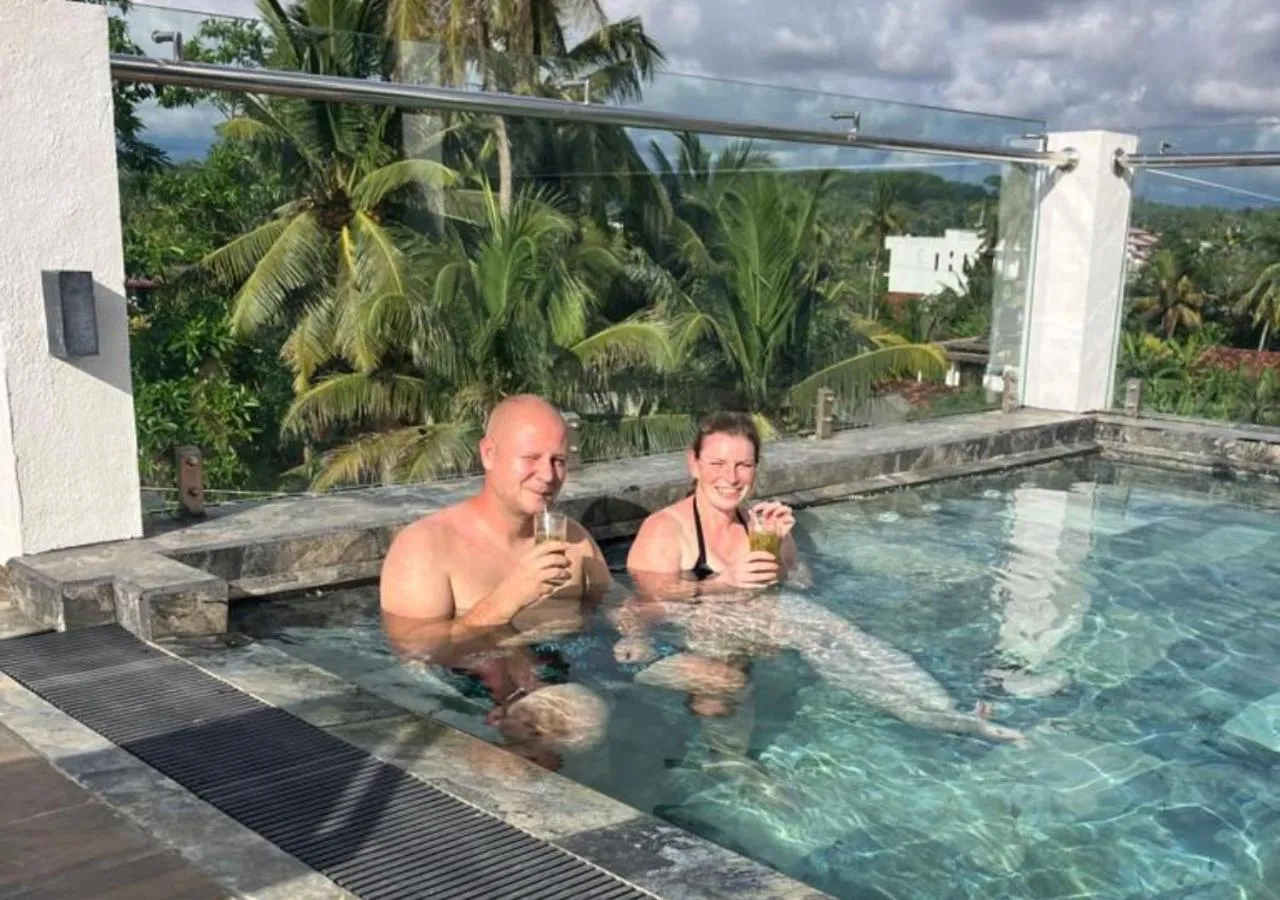 Swimming pool in Emerald Bay Resort Mirissa