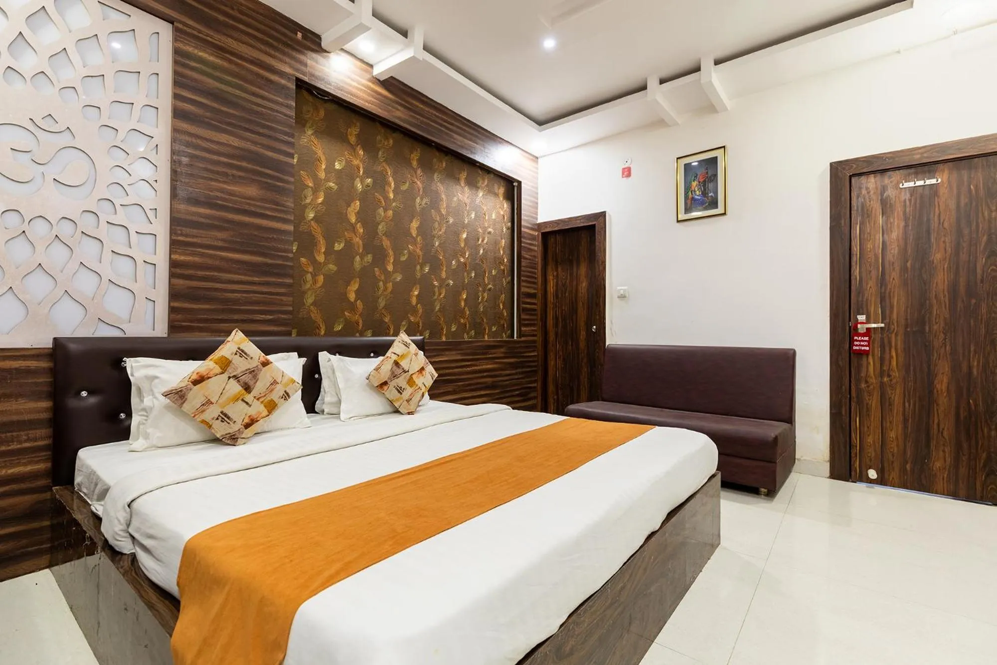 Bed in FabHotel Ocean Pearl