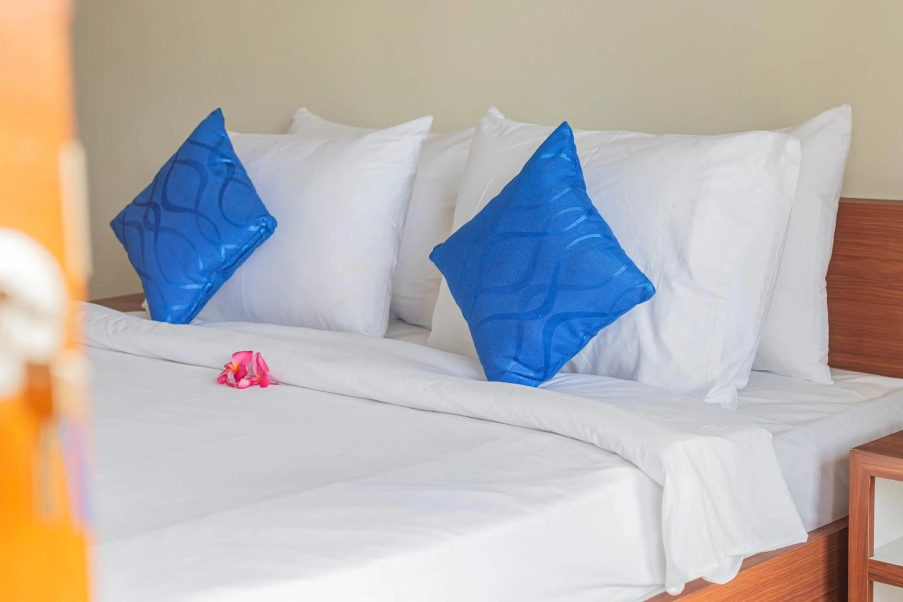 Bed in Candra Loka Studio & Apartment by The Loka