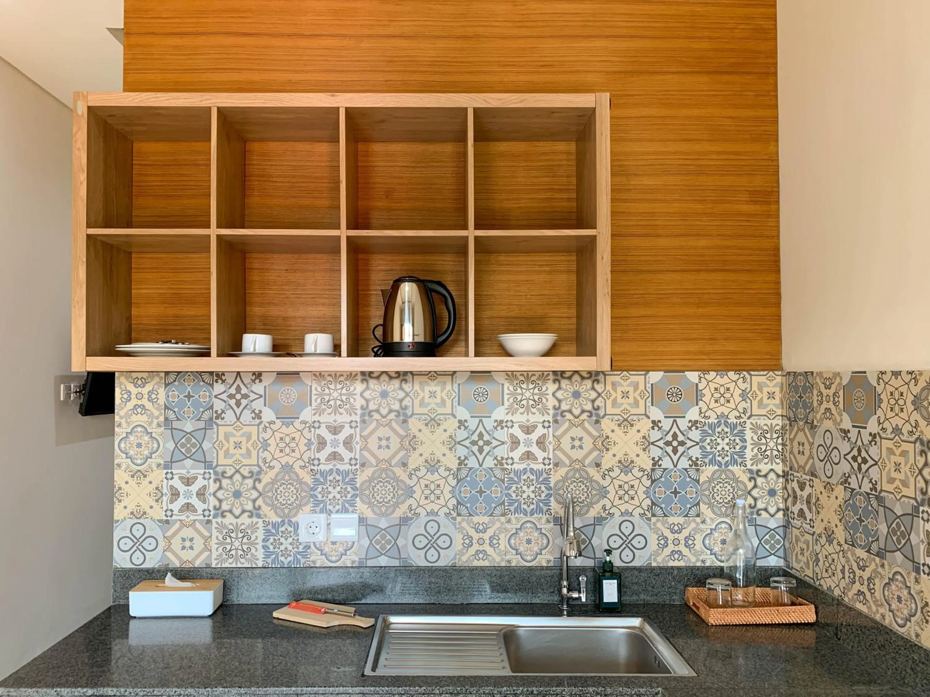 kitchen in Candra Loka Studio & Apartment by The Loka