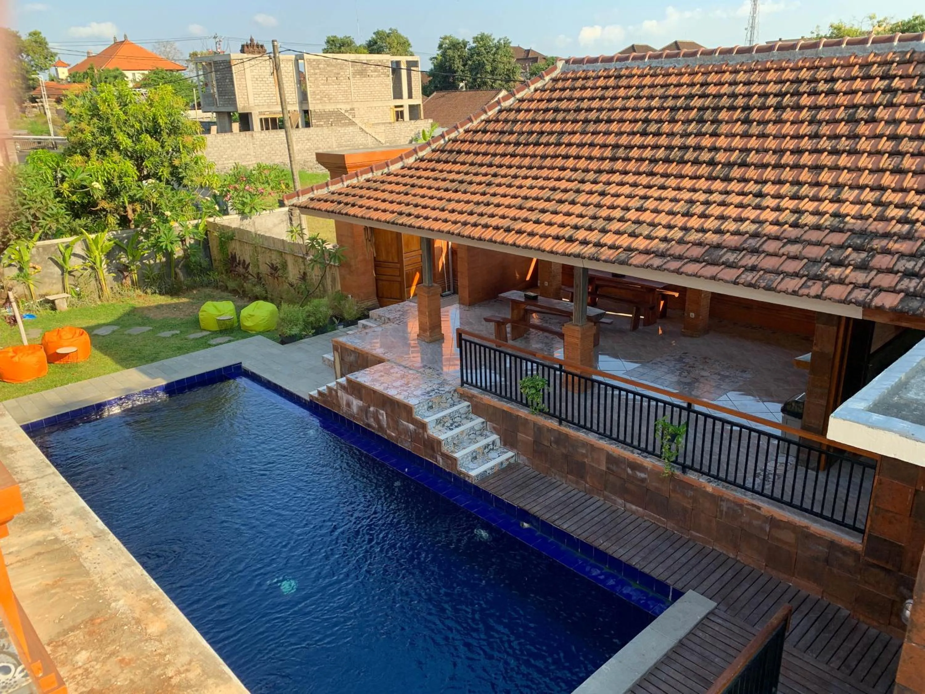 Pool view in Candra Loka Studio & Apartment by The Loka