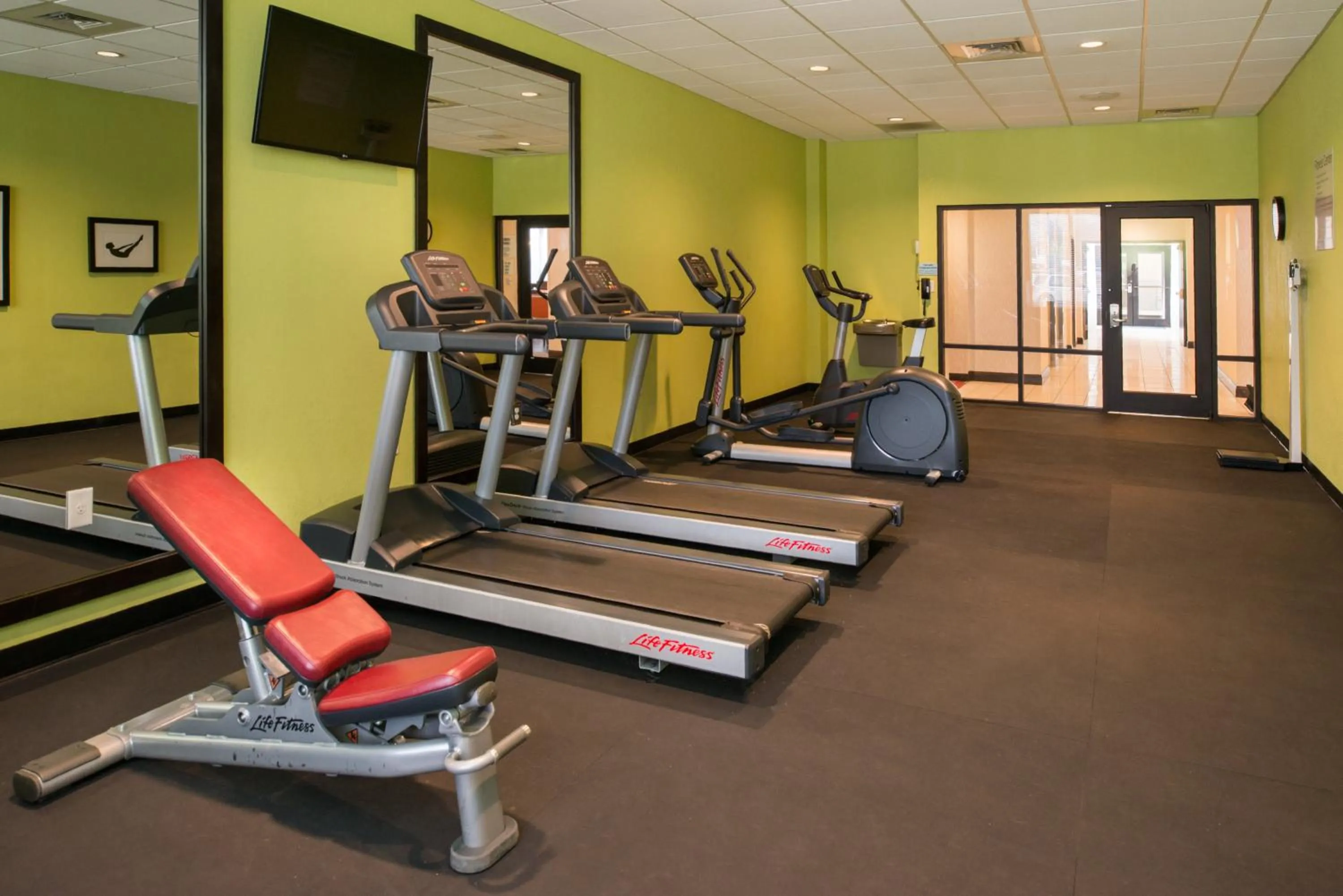Fitness centre/facilities in Holiday Inn Express & Suites Monroe by IHG