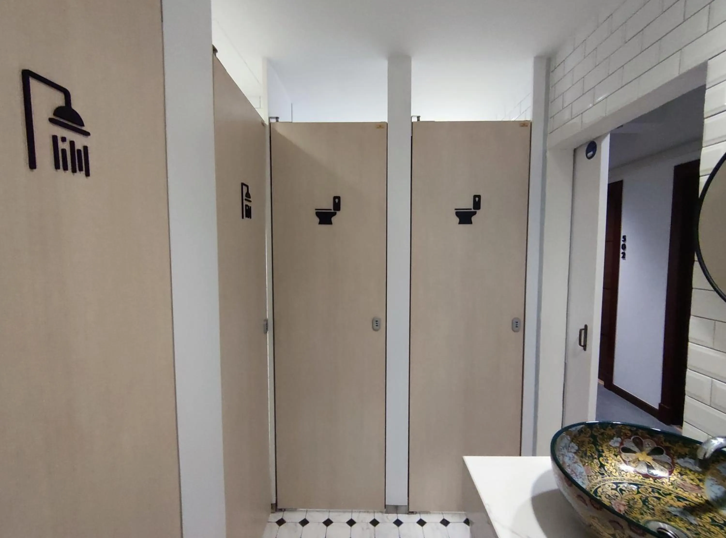 Bathroom in N5 Ratchawong Hostel