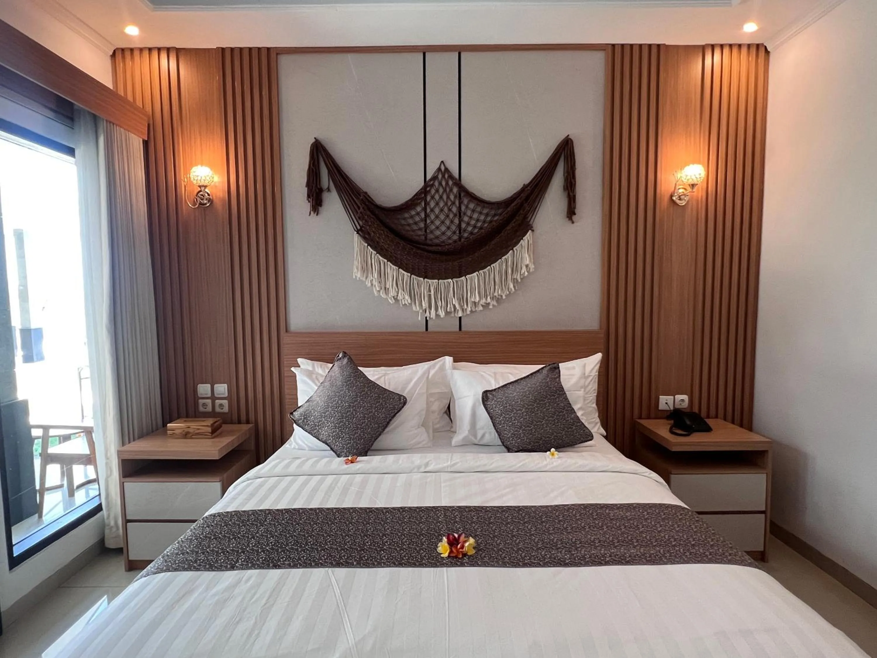Bedroom, Bed in Grand Yuna Hotel Nusa Penida