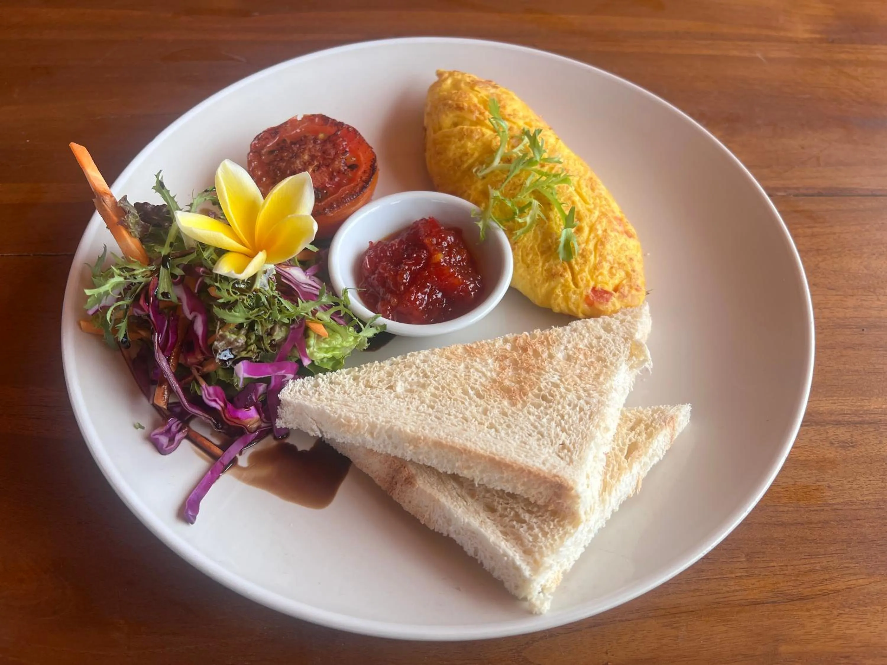 Breakfast in Grand Yuna Hotel Nusa Penida