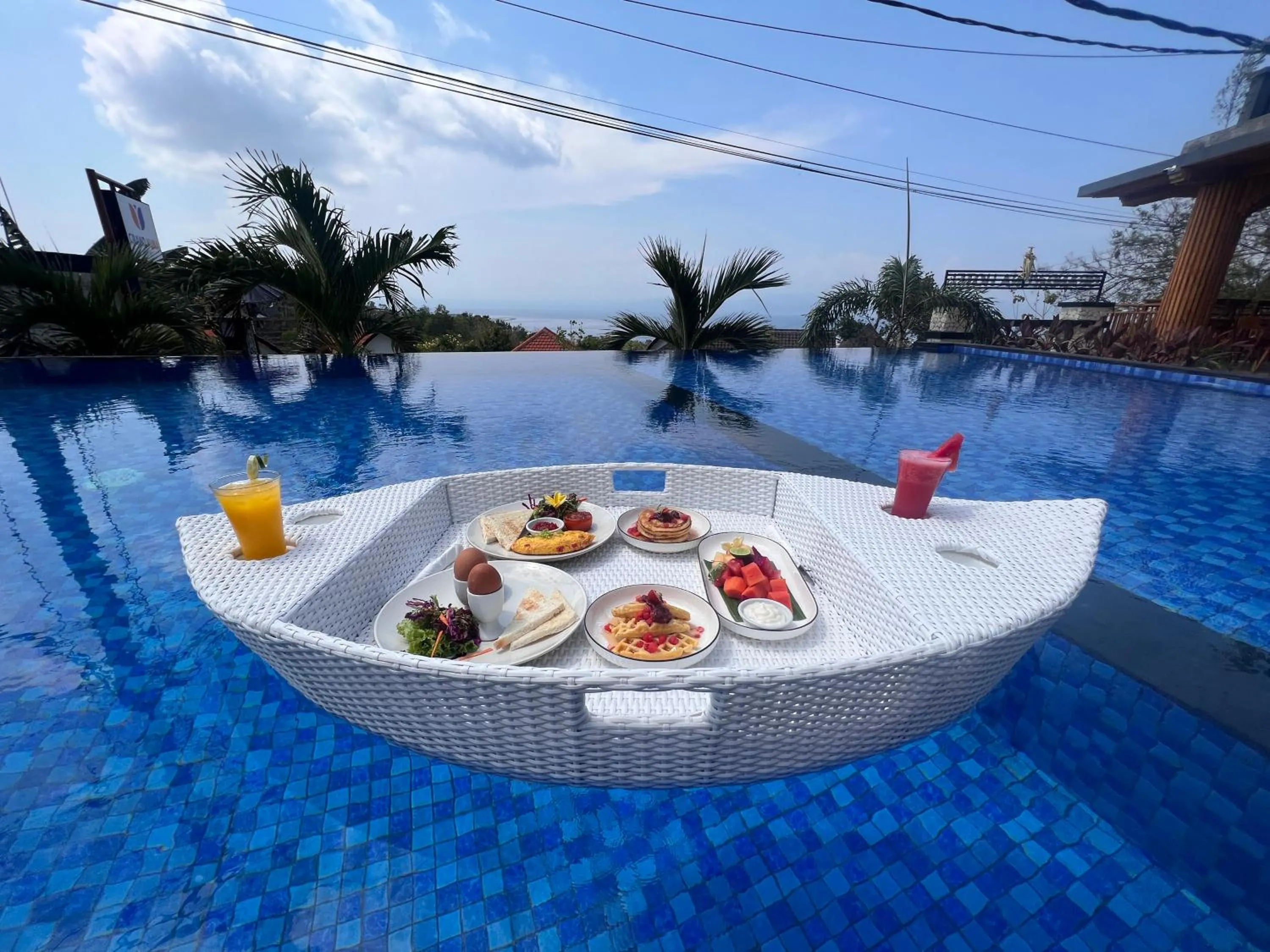 Breakfast in Grand Yuna Hotel Nusa Penida