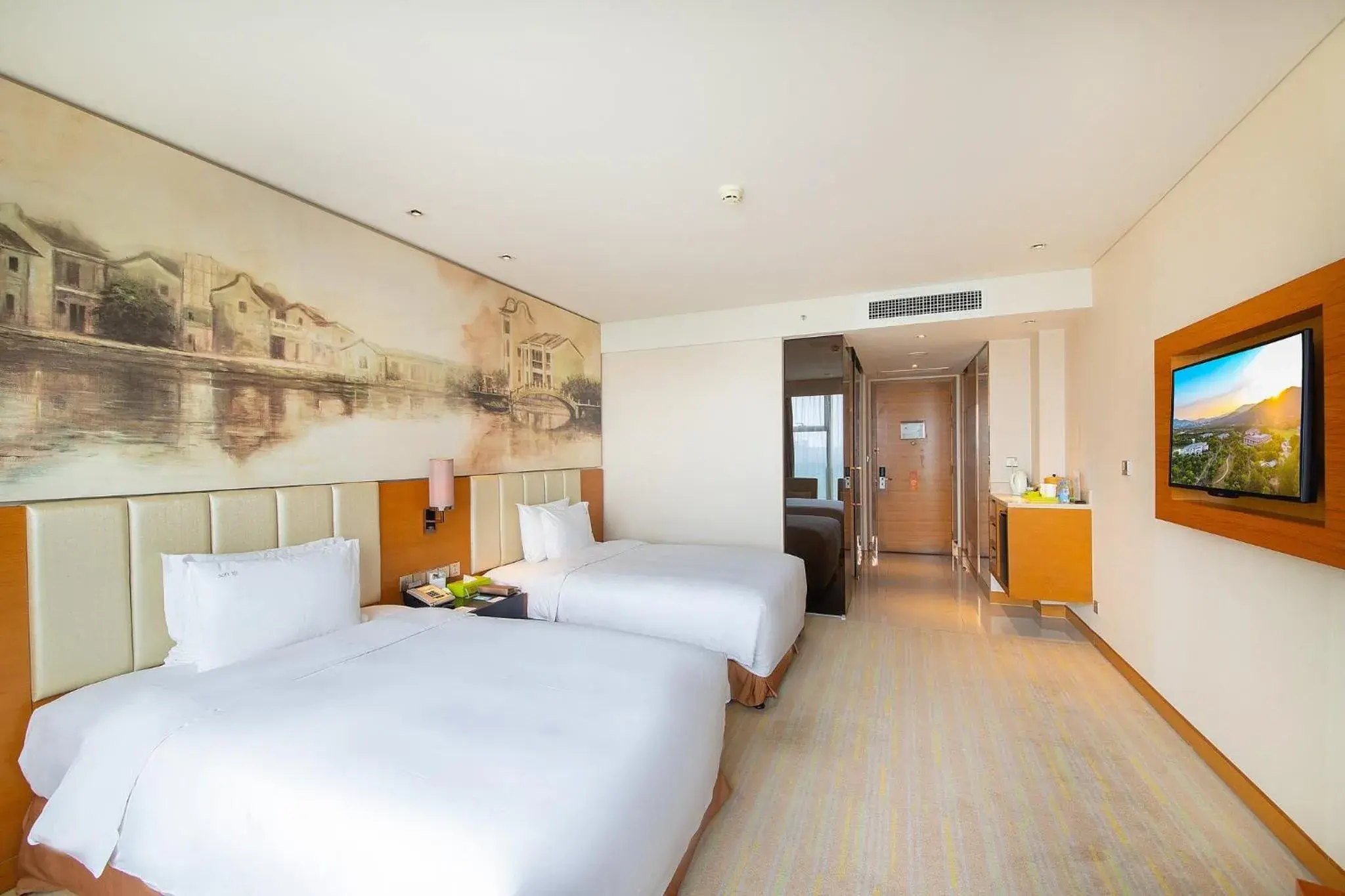 Twin Room in Junluxe Hotel Guangzhou Science City Twin Room in Junluxe Hotel Guangzhou Science City