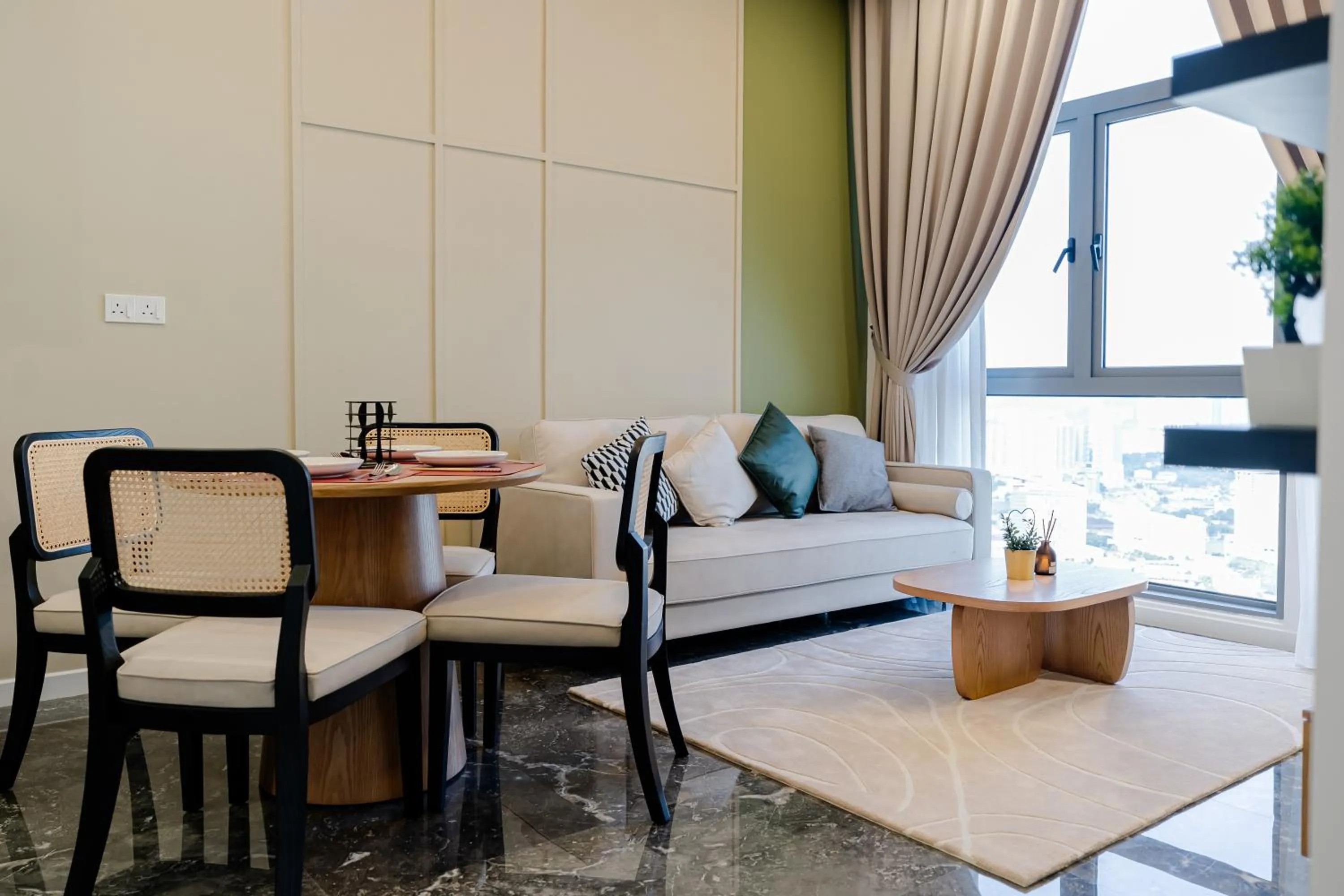 Living room in Royce KLCC Kuala Lumpur City Centre by Dormeo Destinations