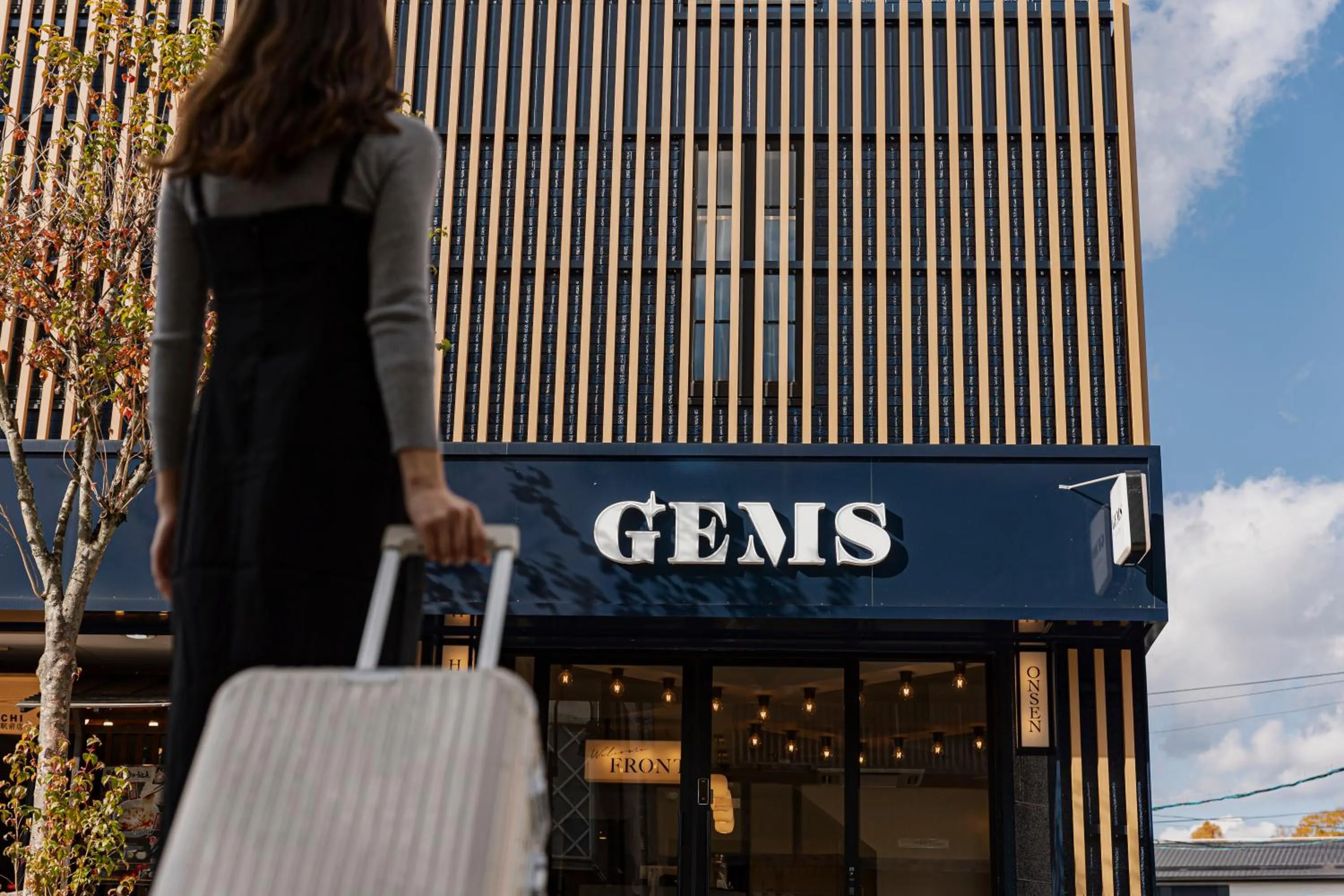 Property building in GEMS YUFUIN Hotel and Spa Cafe Bar