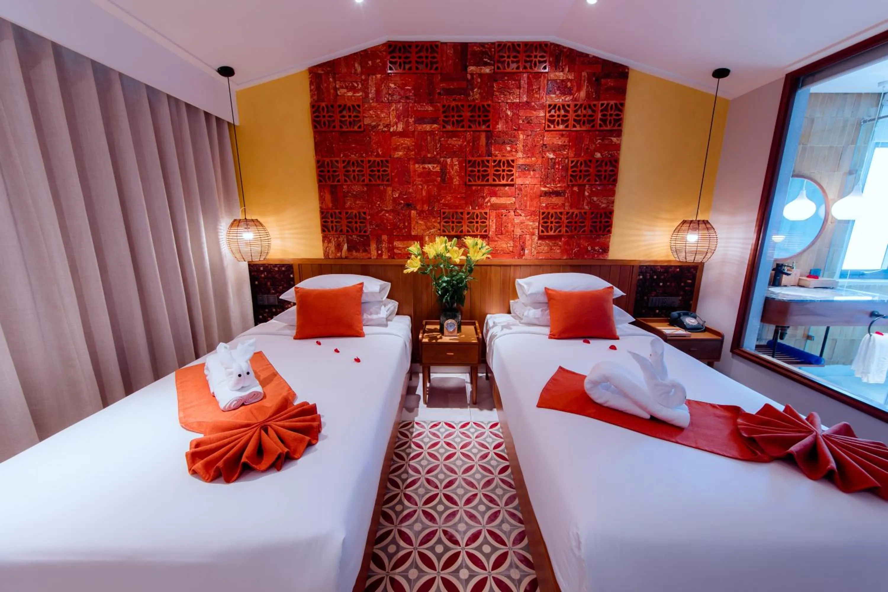 Bed in Little Gem Hoi An Boutique Hotel & Spa