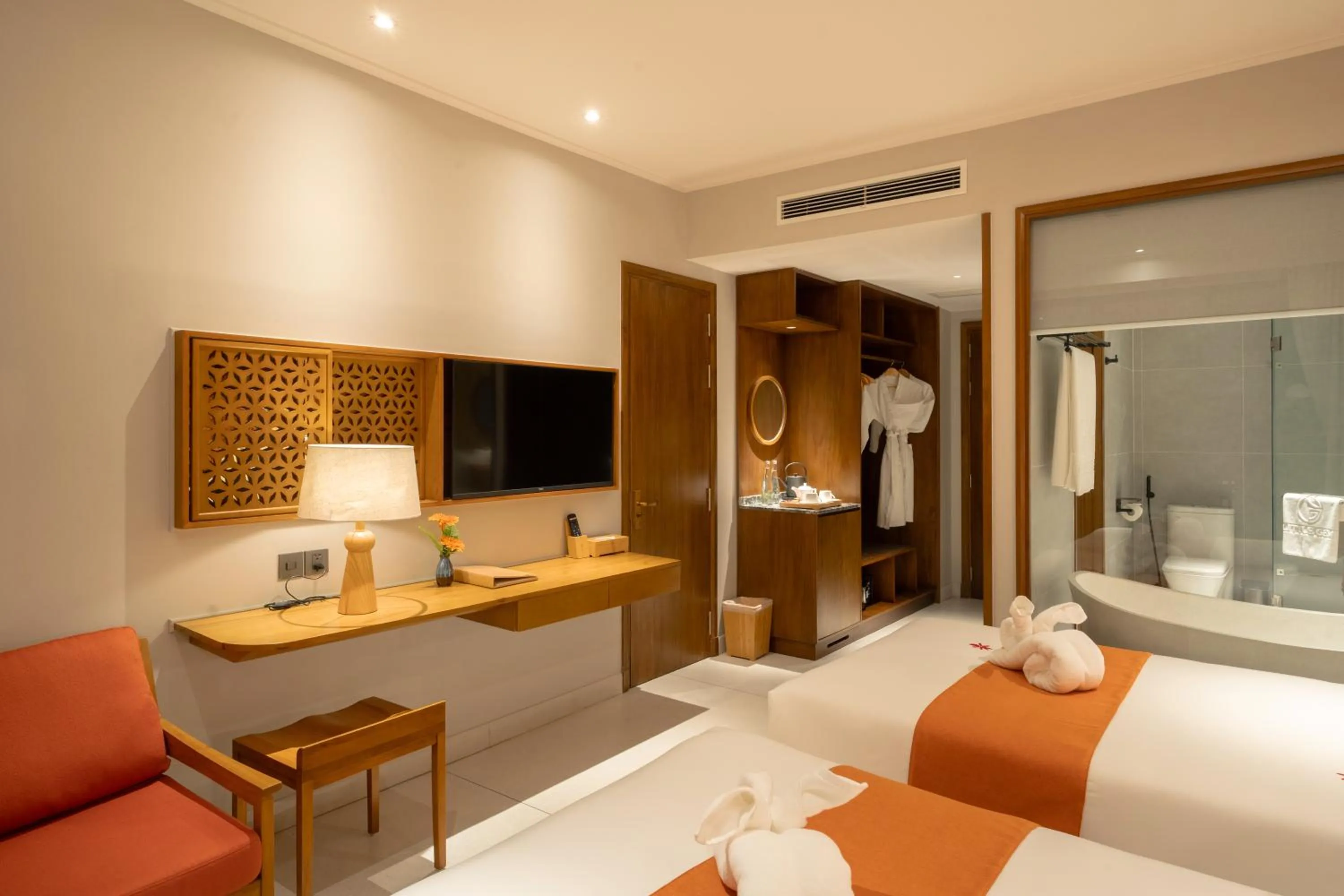 Bed in Little Gem Hoi An Boutique Hotel & Spa