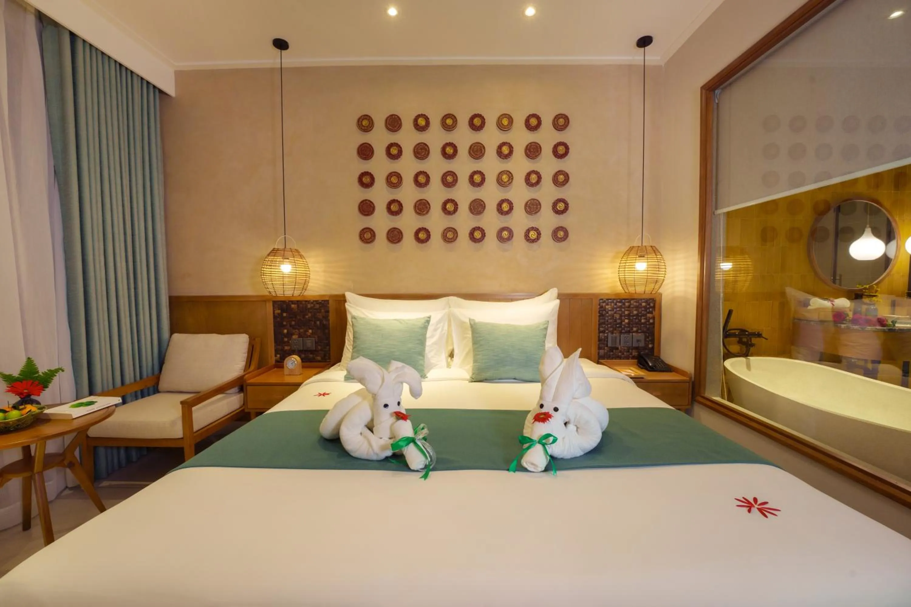 Bed in Little Gem Hoi An Boutique Hotel & Spa