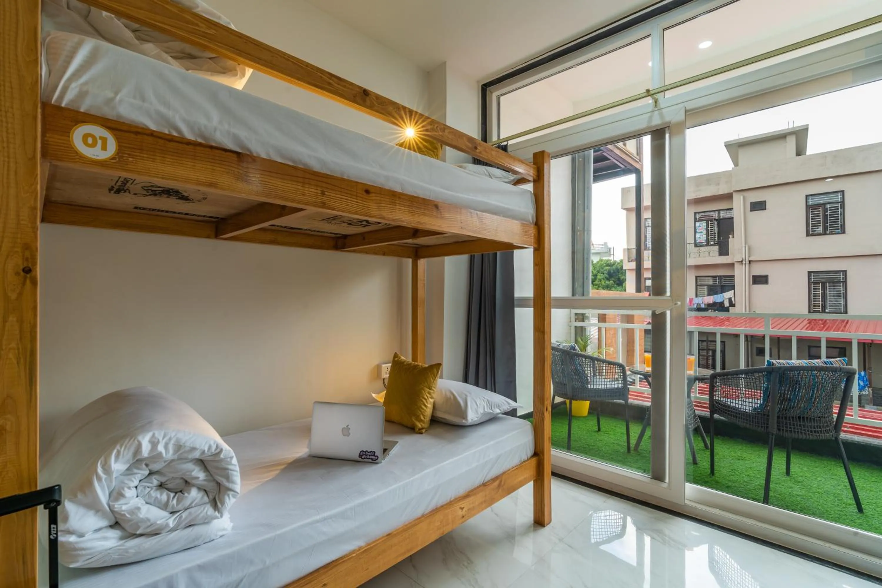 Bed in The Social Stays Dehradun