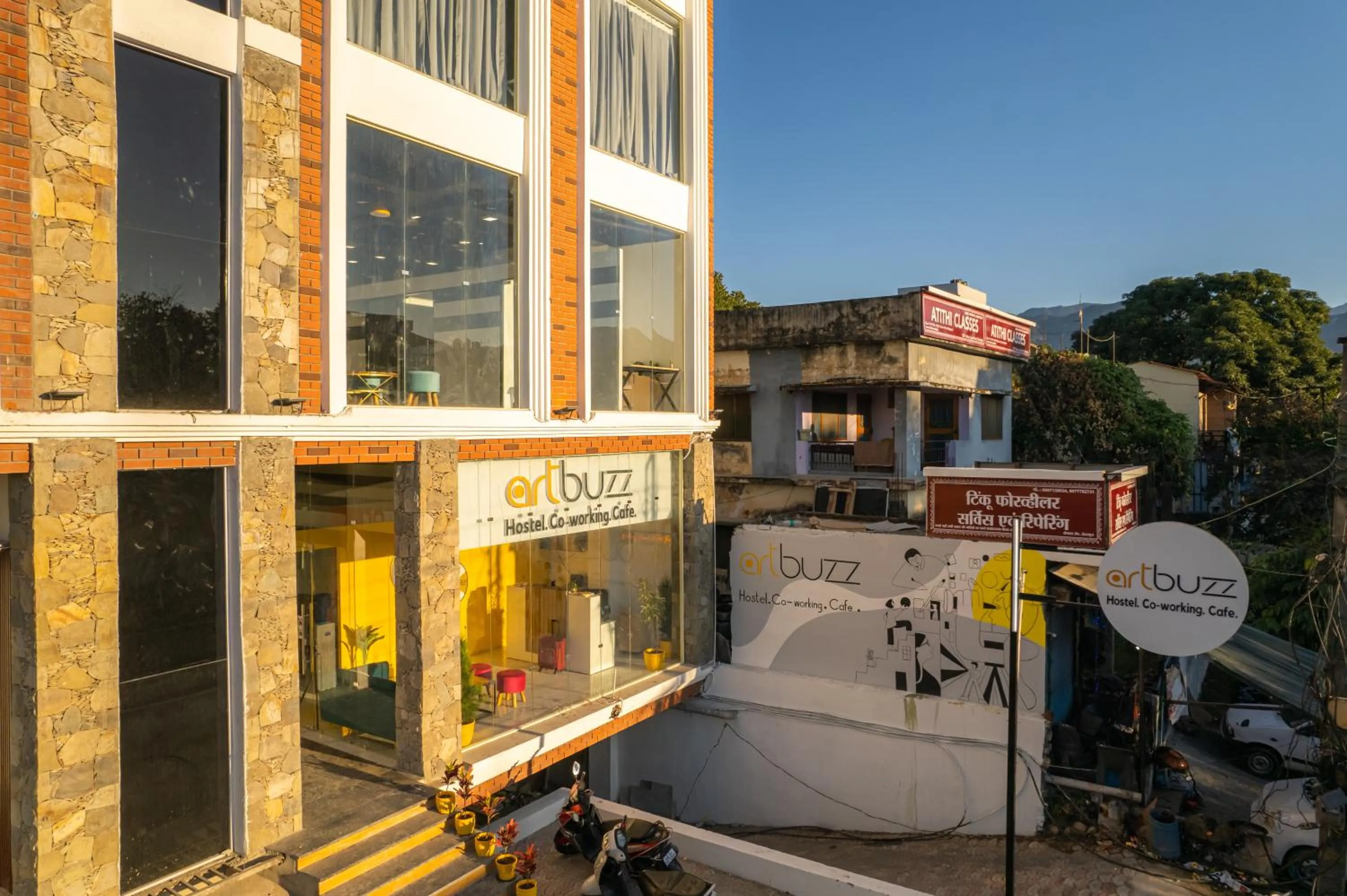 Property building in The Social Stays Dehradun