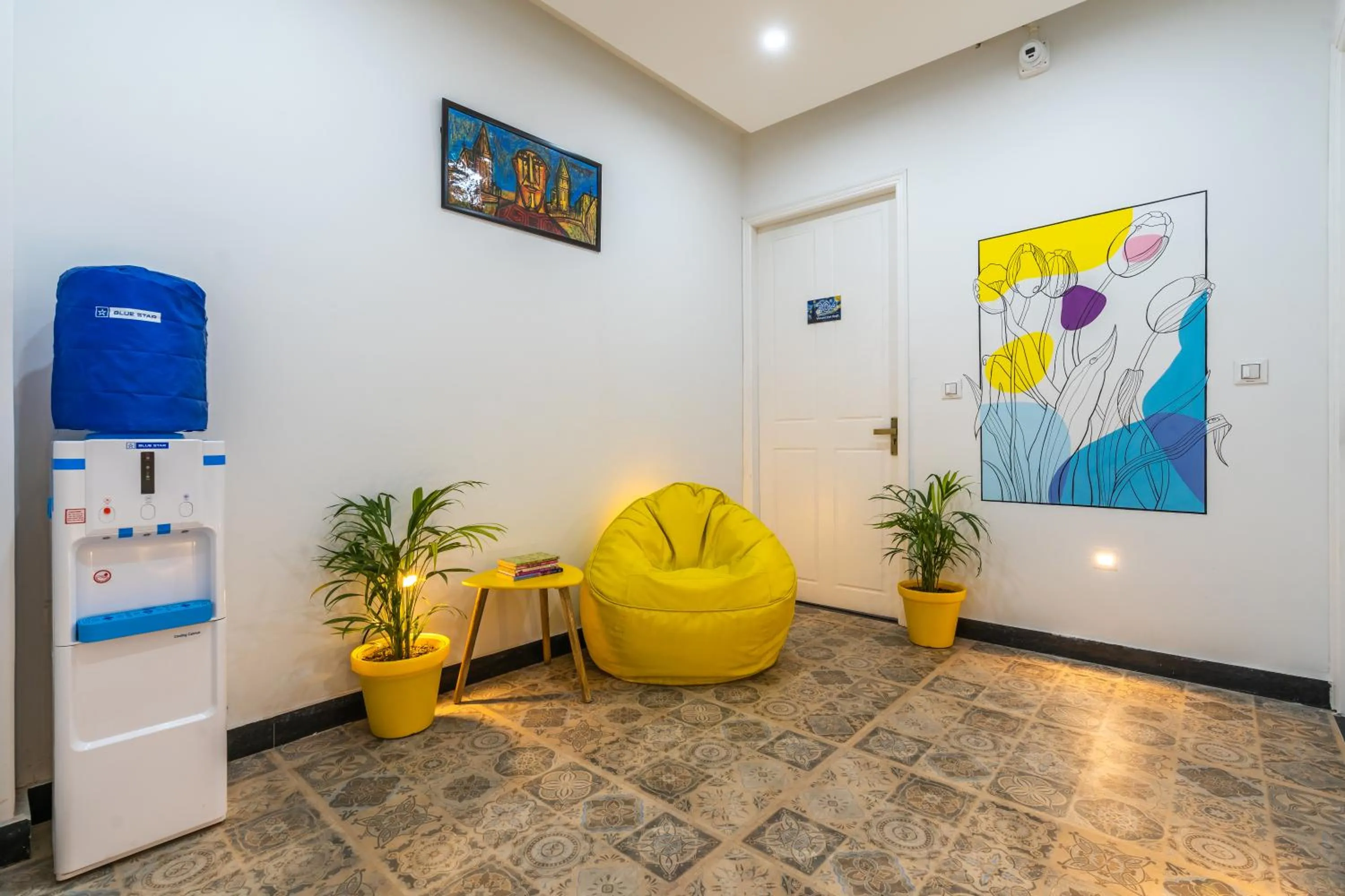 Living room in The Social Stays Dehradun