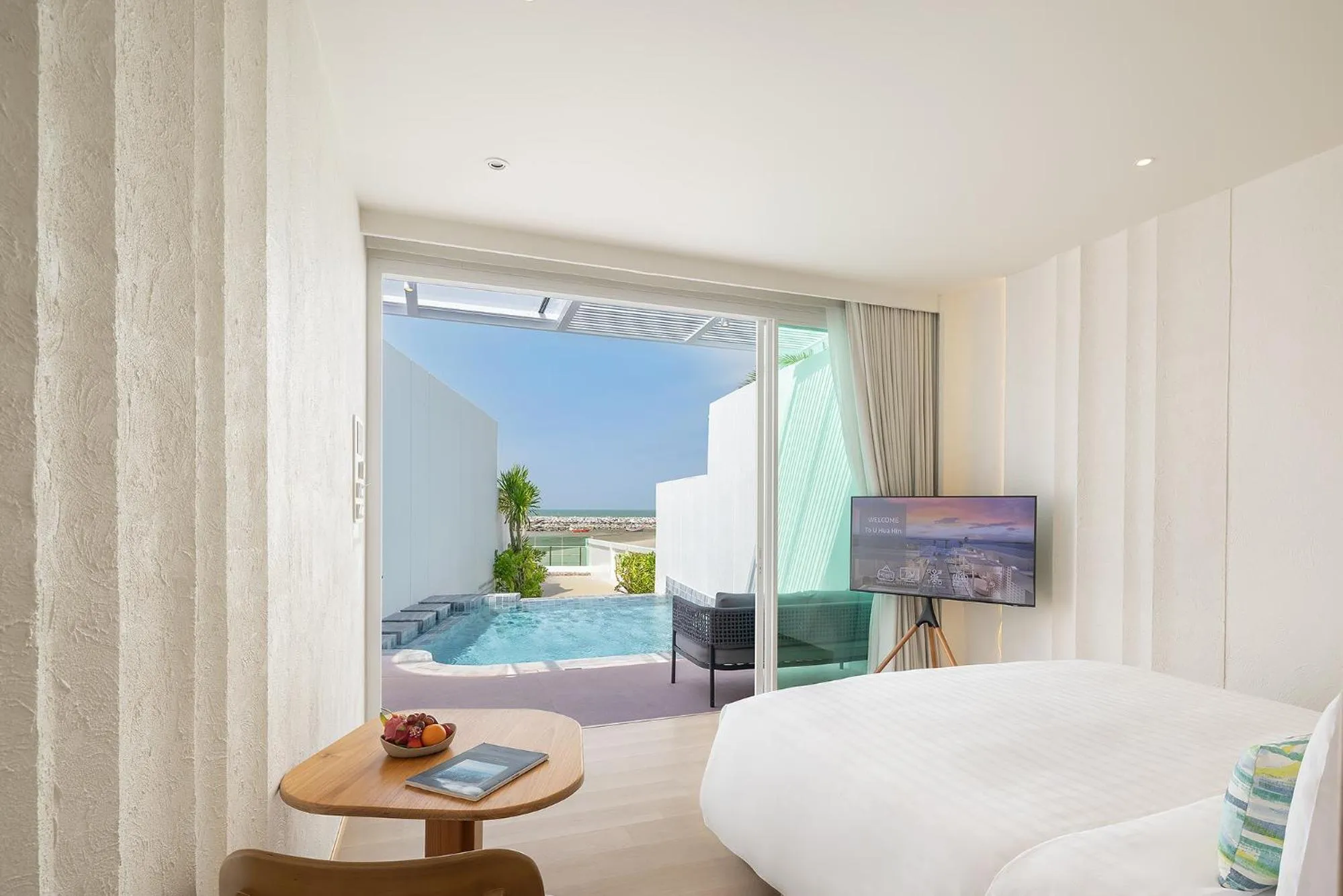 Bedroom, Bed in U Hua Hin