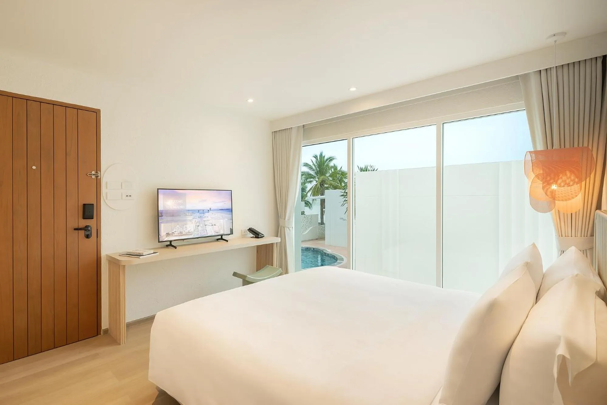 Photo of the whole room, Bed in U Hua Hin