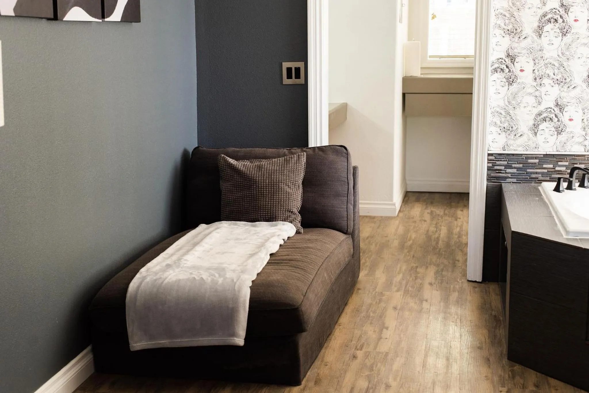 Bed in Big Bear Spa Suites