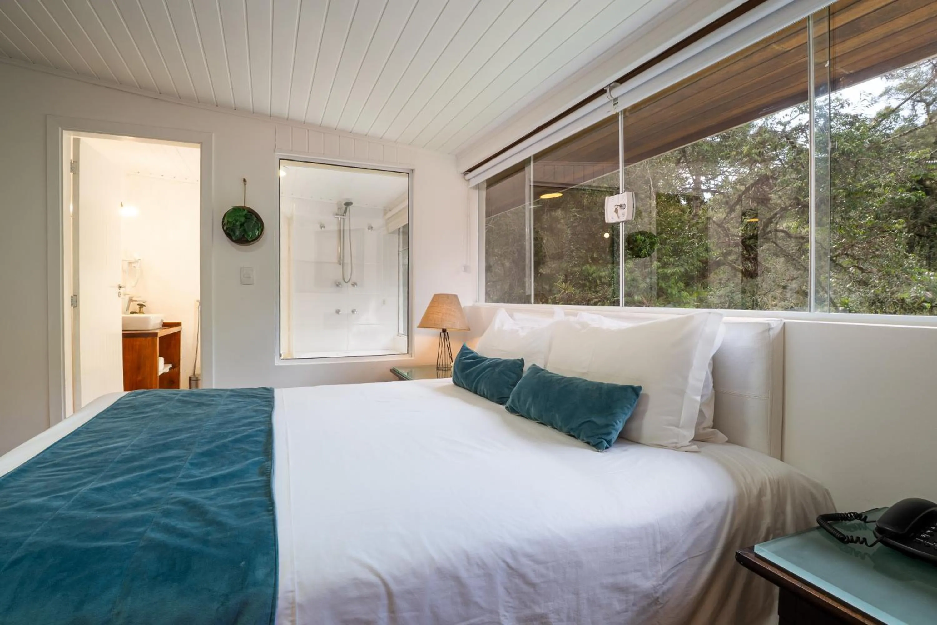 Bed in Pousada Apple House Campos do Jordao