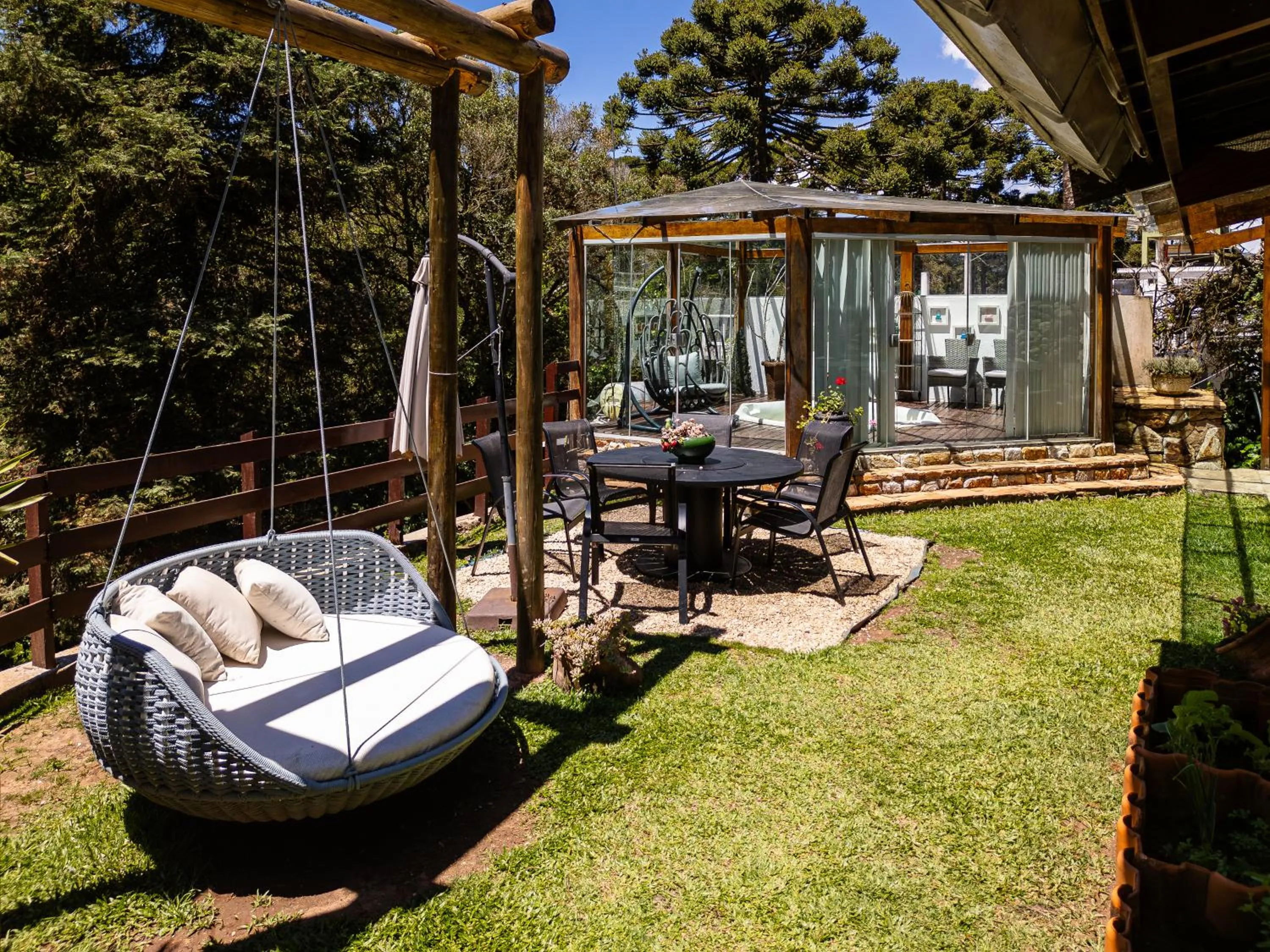 Property building in Pousada Apple House Campos do Jordao