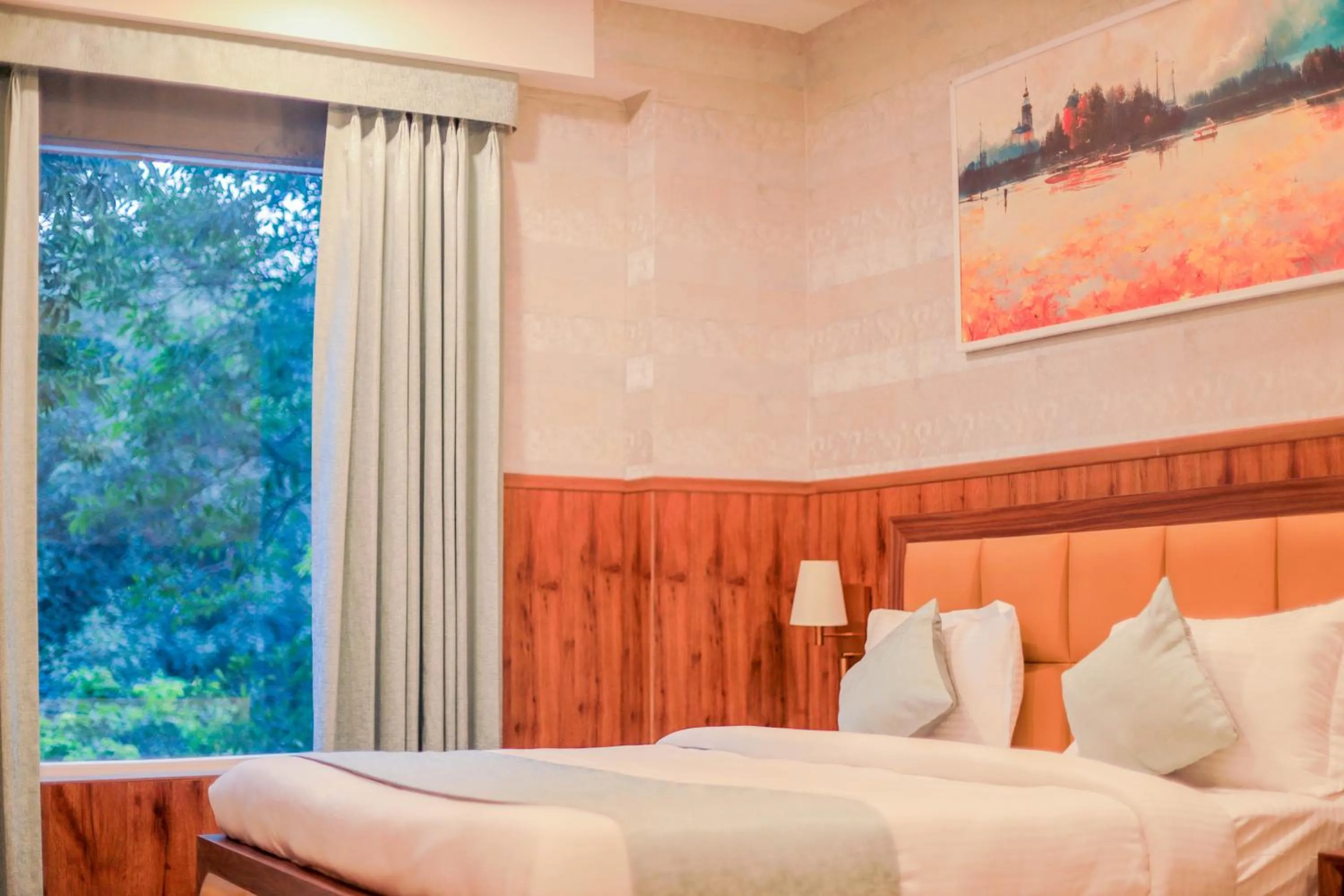 Bedroom, Bed in Clay Inn Hotel, Sohna Road, Sector 49, Gurugram