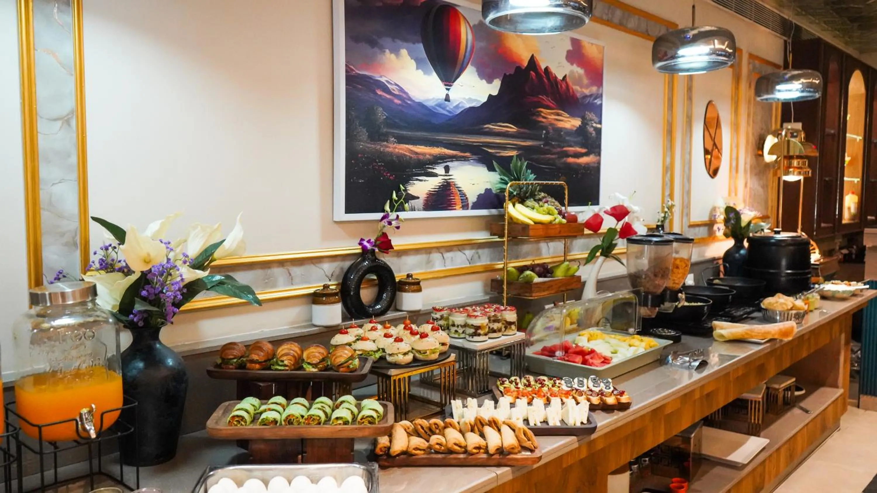 Breakfast in Clay Inn Hotel, Sohna Road, Sector 49, Gurugram