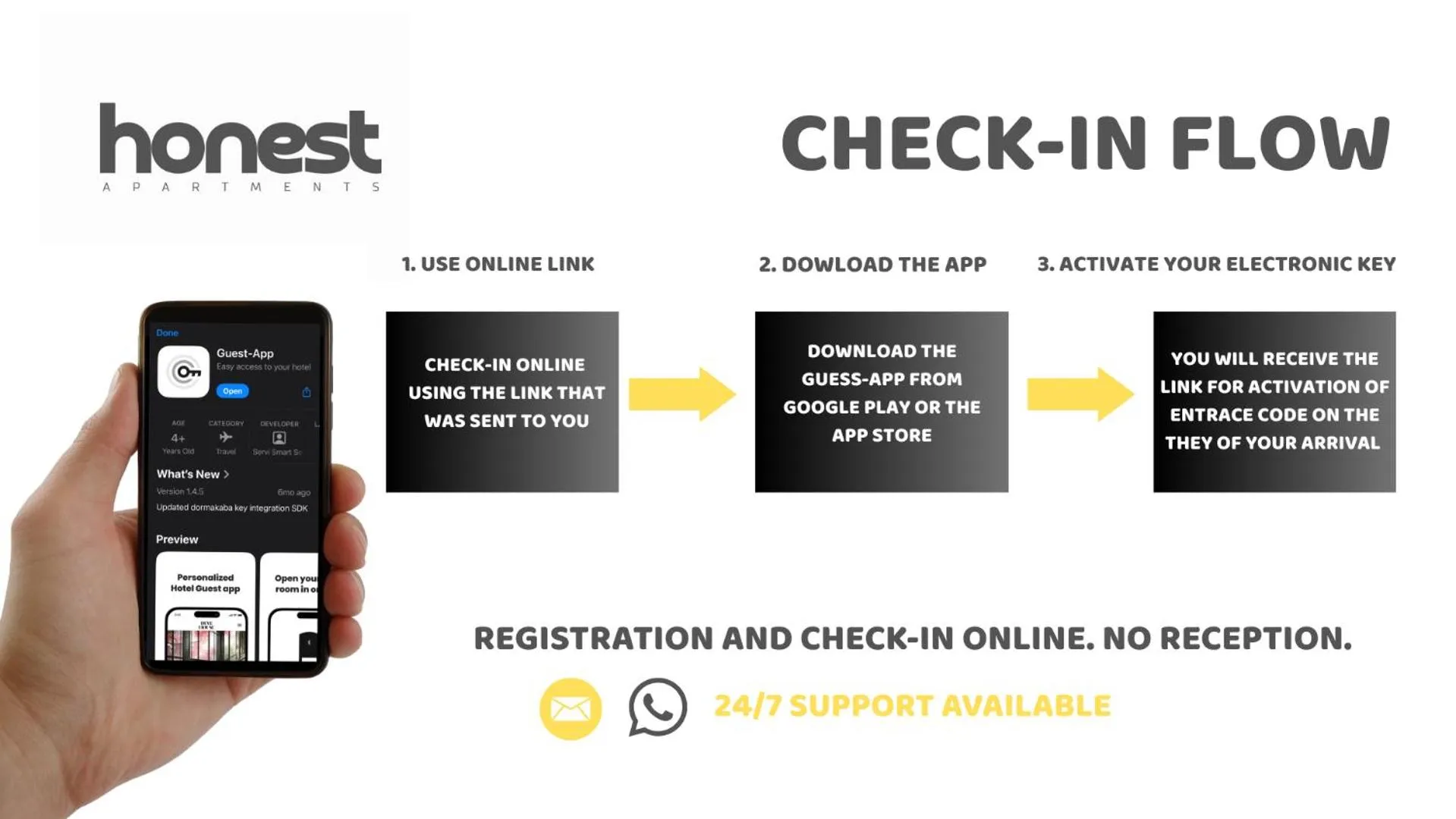 Lobby or reception in HONEST Karlin