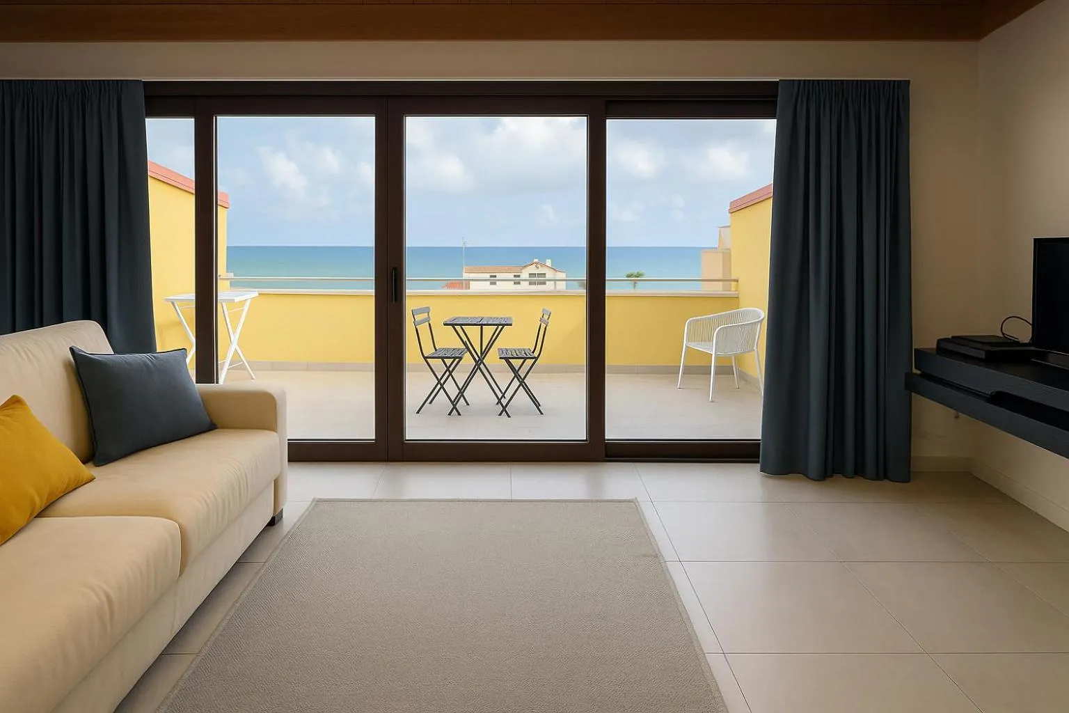 Balcony/Terrace in Marina di Petrolo Apartments