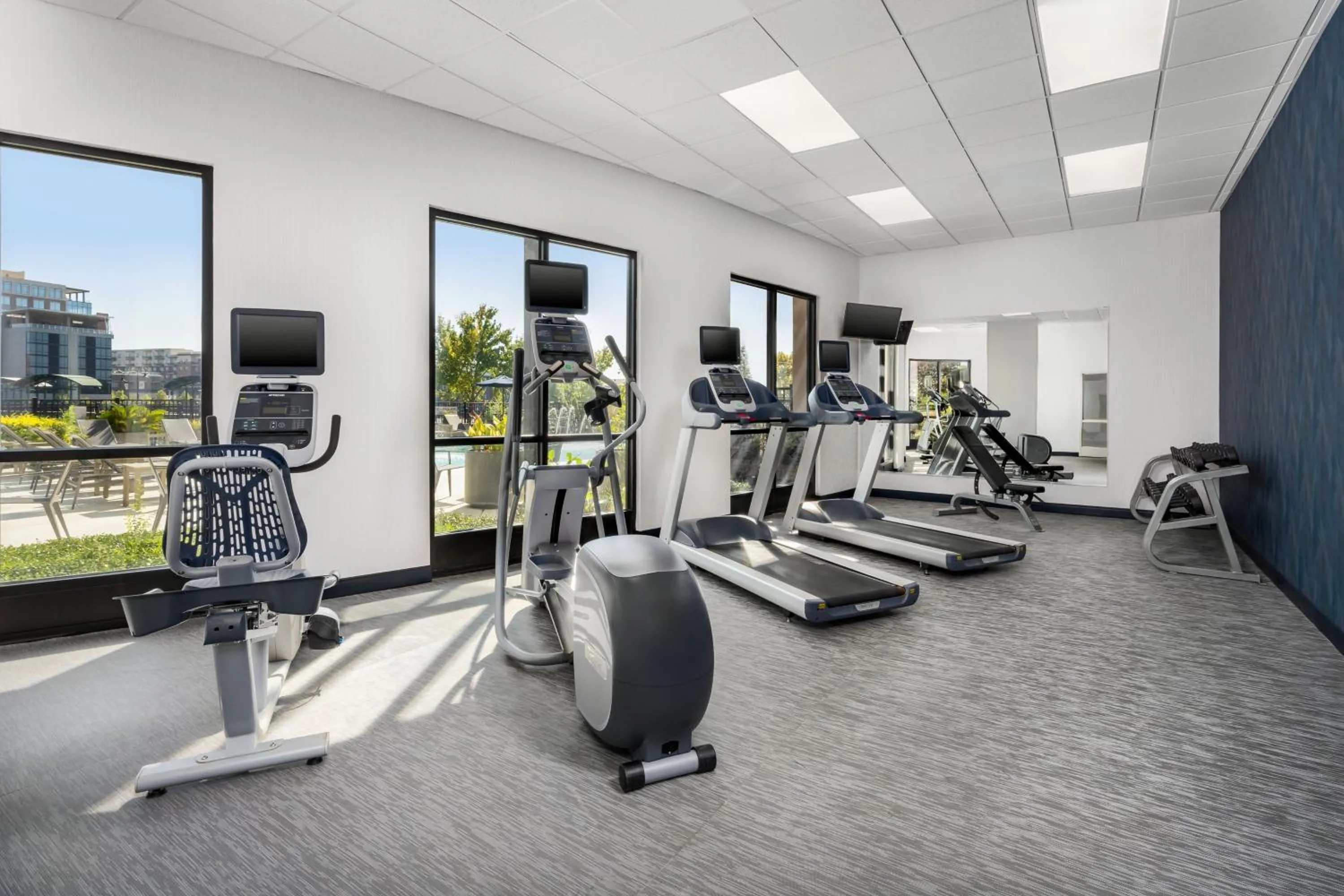 Fitness centre/facilities in Courtyard by Marriott Columbus Phenix City